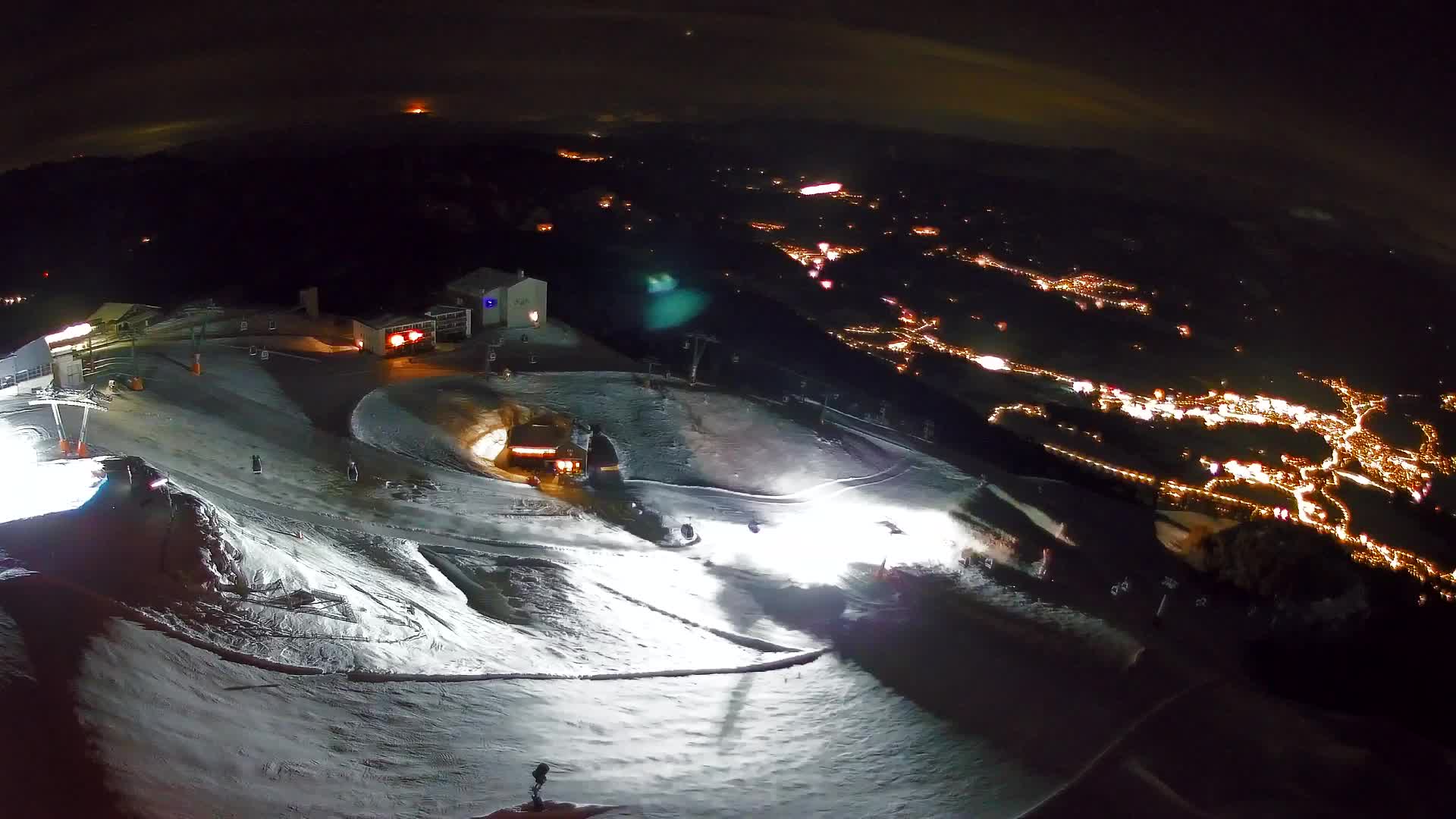 Skigebiet Kronplatz Gipfel | Blick auf Bruneck