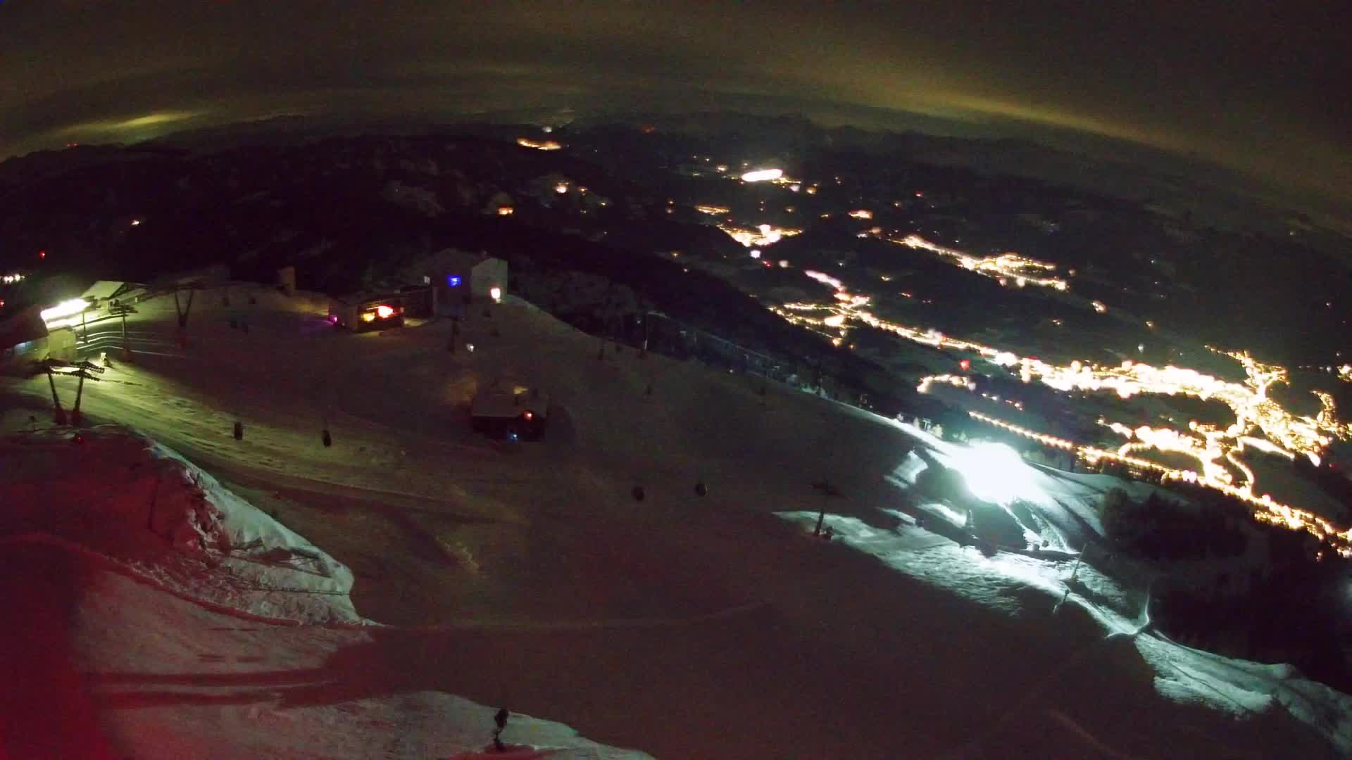 Kronplatz peak Ski resort | view to Bruneck