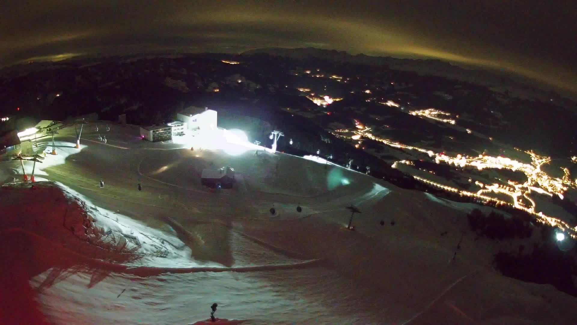 Kronplatz peak Ski resort | view to Bruneck