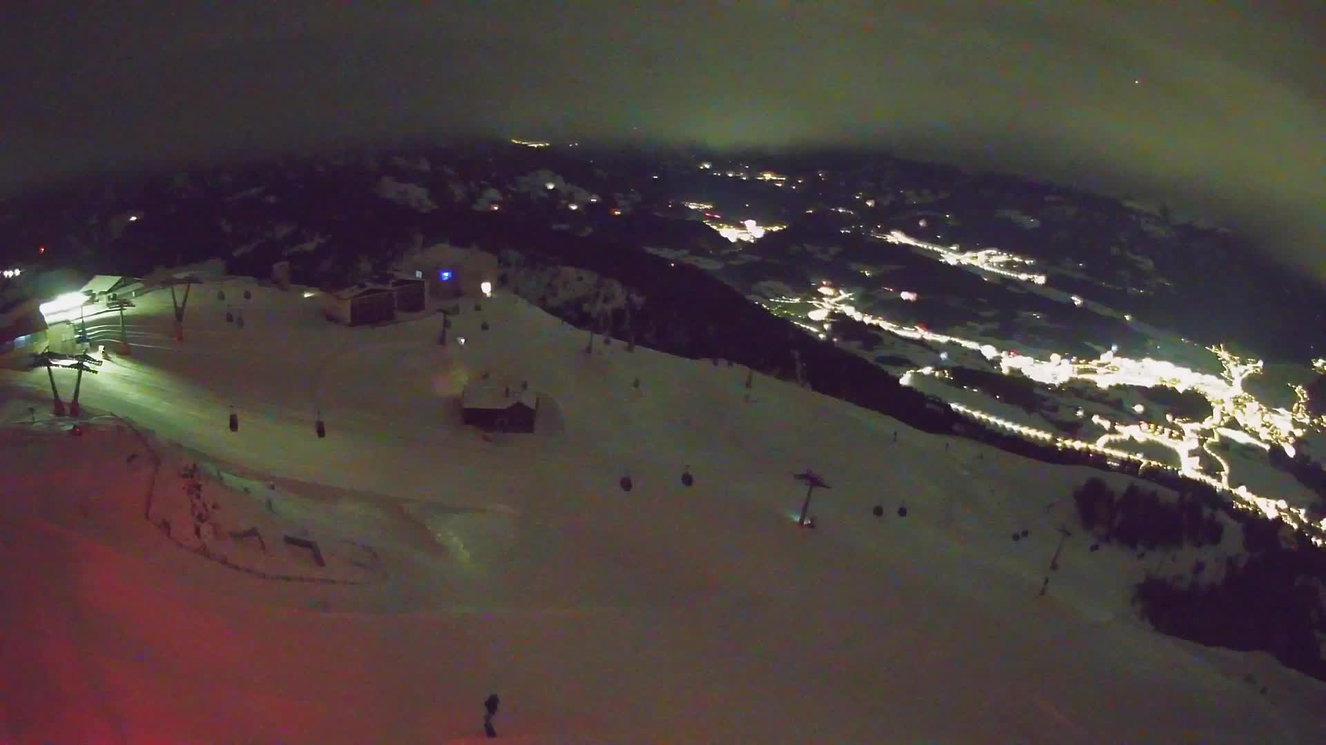 Station de ski Kronplatz sommet | vue sur Brunico