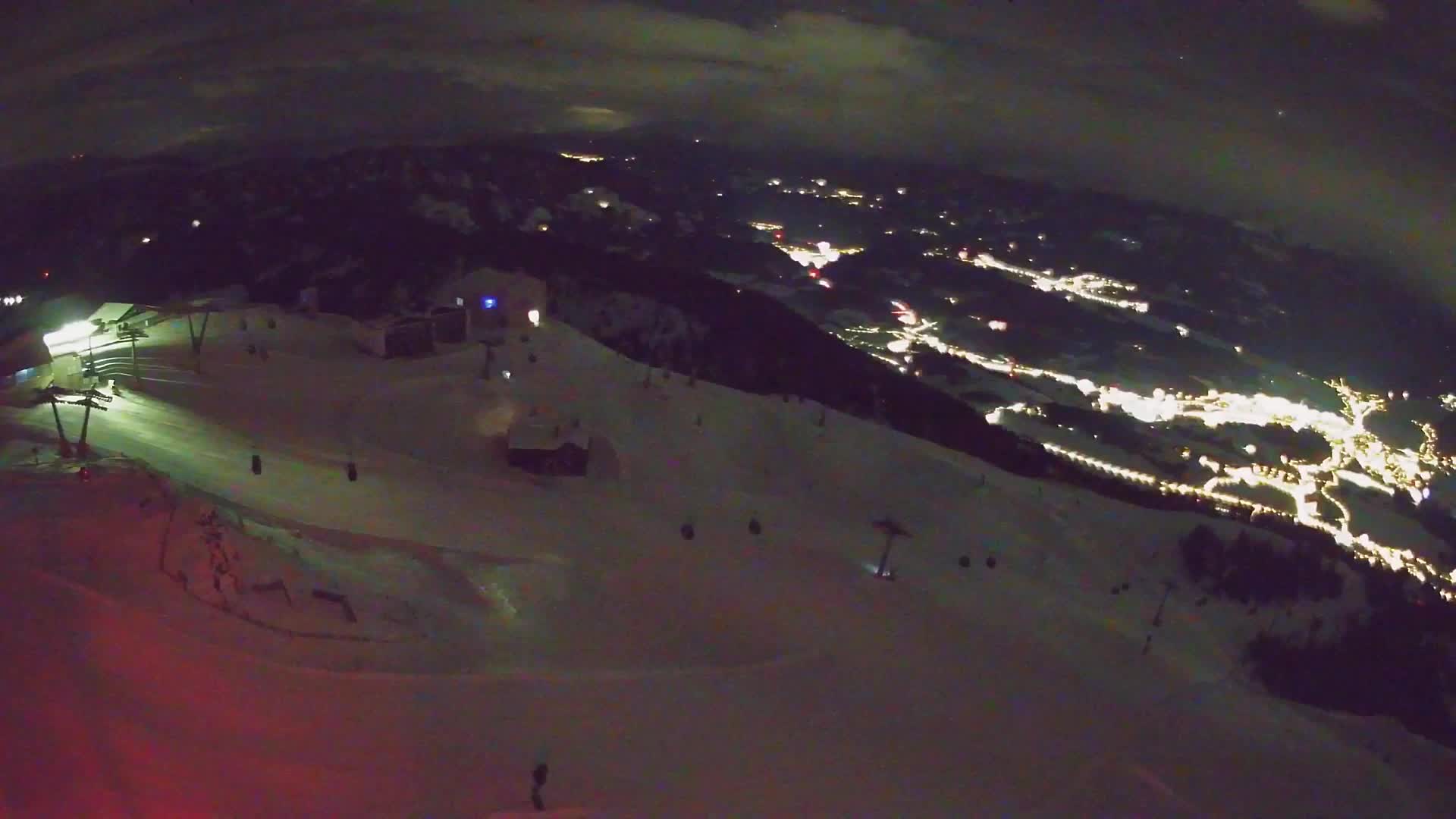 Station de ski Kronplatz sommet | vue sur Brunico