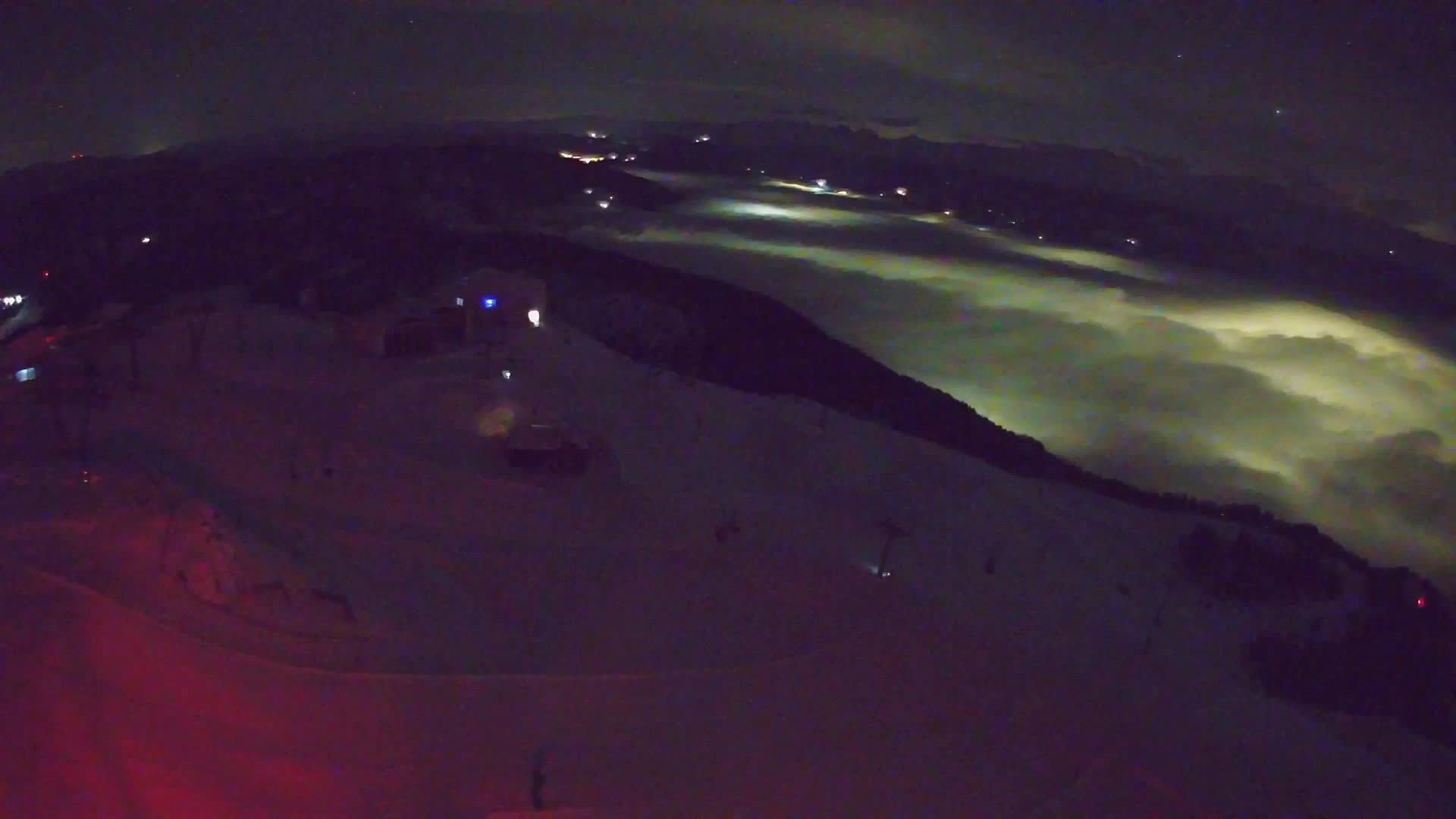 Station de ski Kronplatz sommet | vue sur Brunico