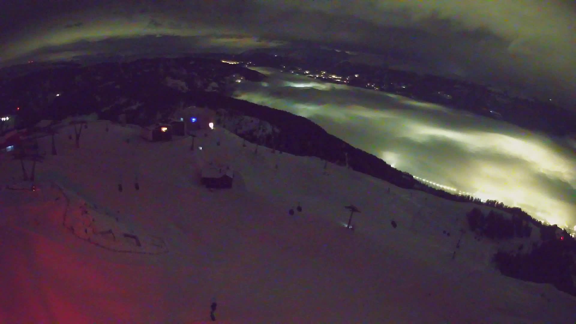 Station de ski Kronplatz sommet | vue sur Brunico
