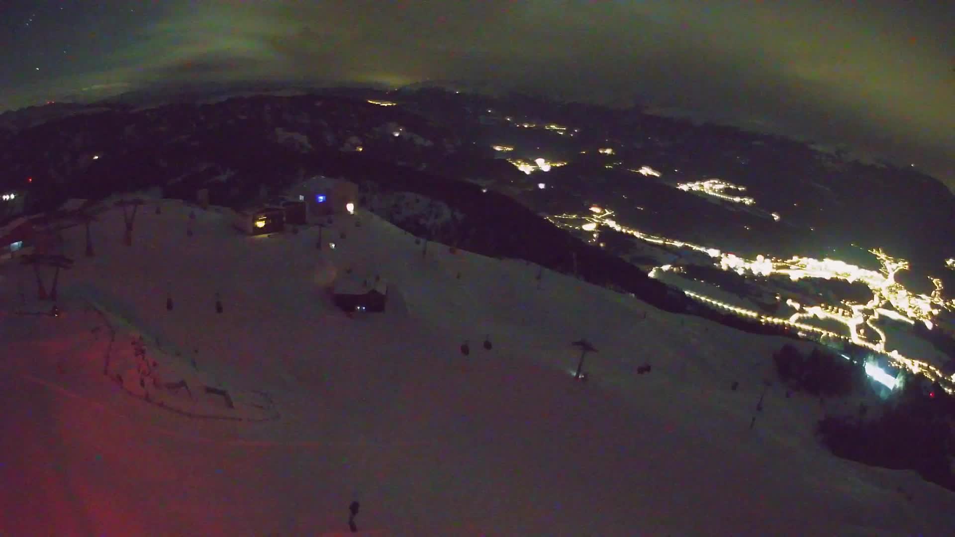 Skigebiet Kronplatz Gipfel | Blick auf Bruneck