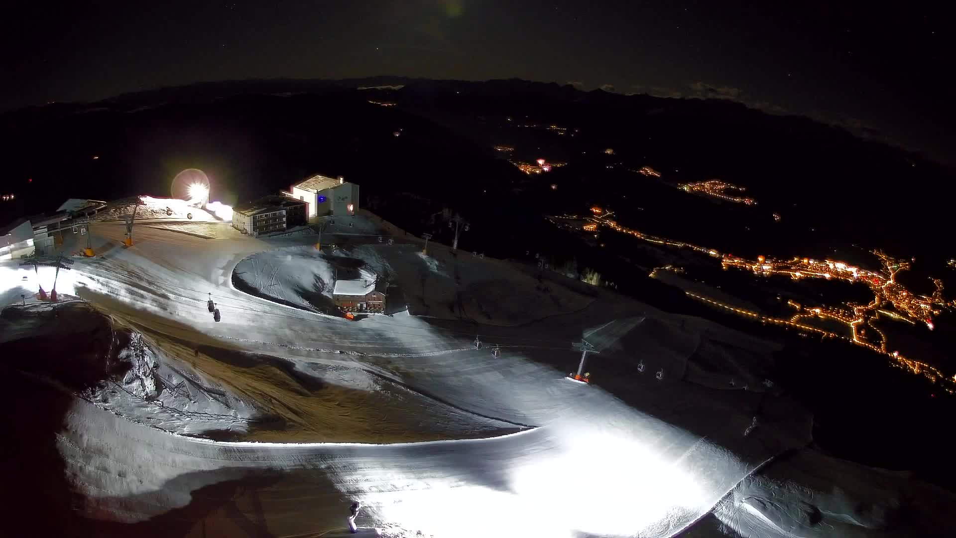 Skigebiet Kronplatz Gipfel | Blick auf Bruneck