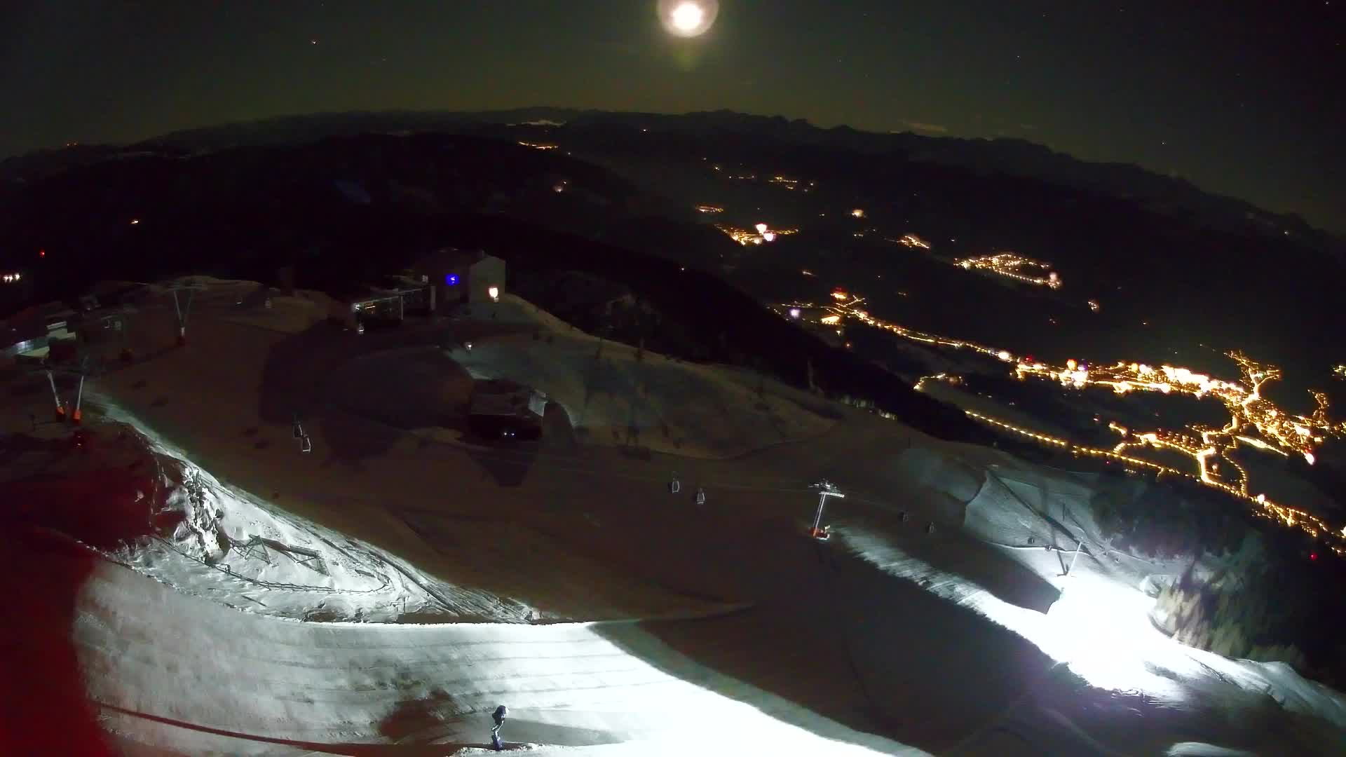 Stazione sciistica di Plan de Corones | vista su Brunico