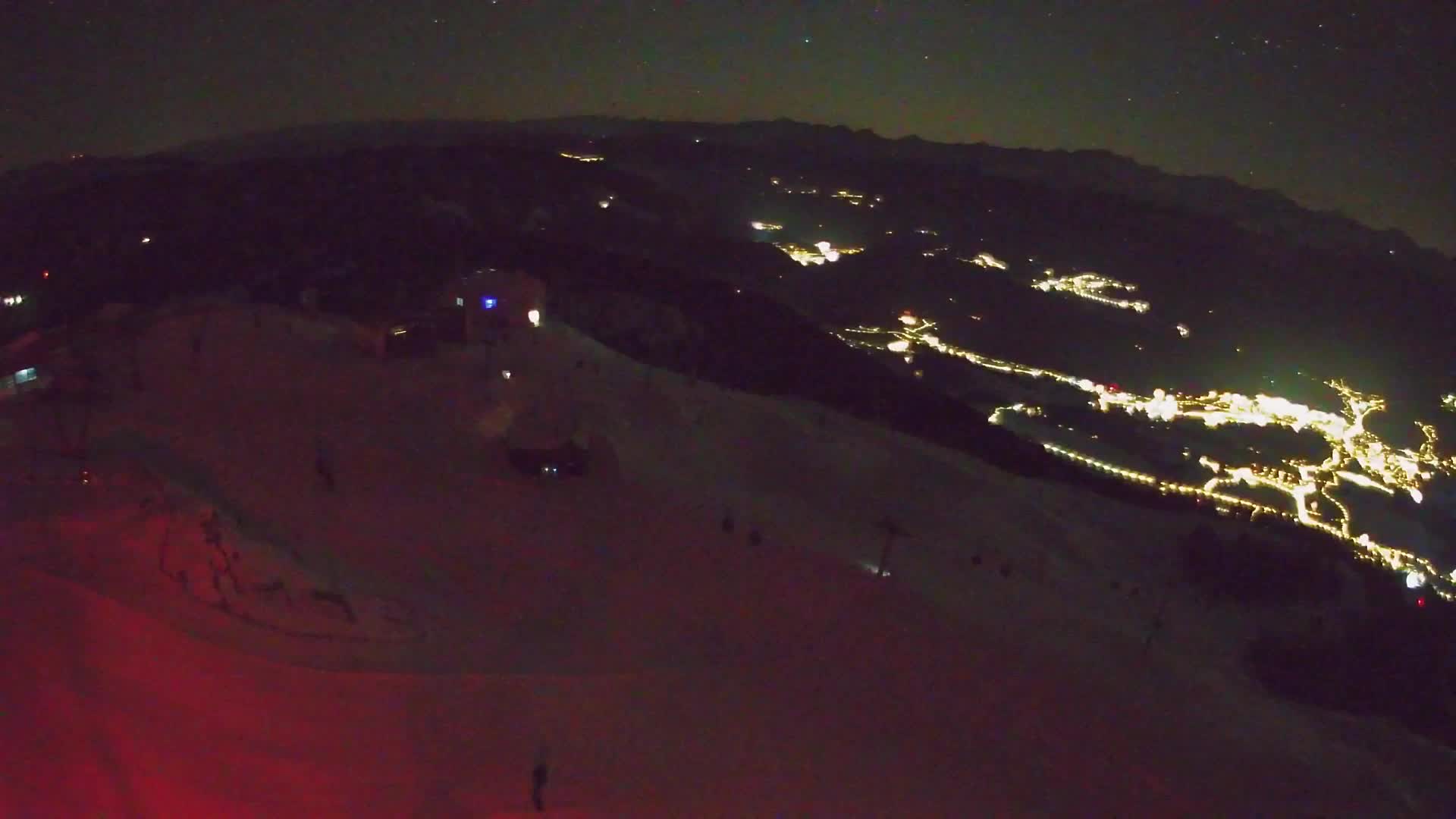 Kronplatz peak Ski resort | view to Bruneck