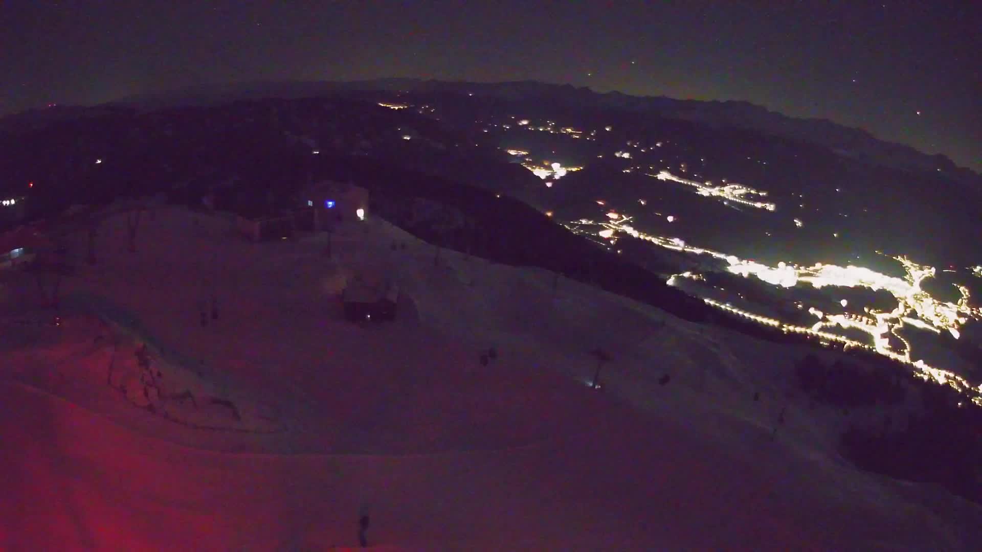 Skigebiet Kronplatz Gipfel | Blick auf Bruneck