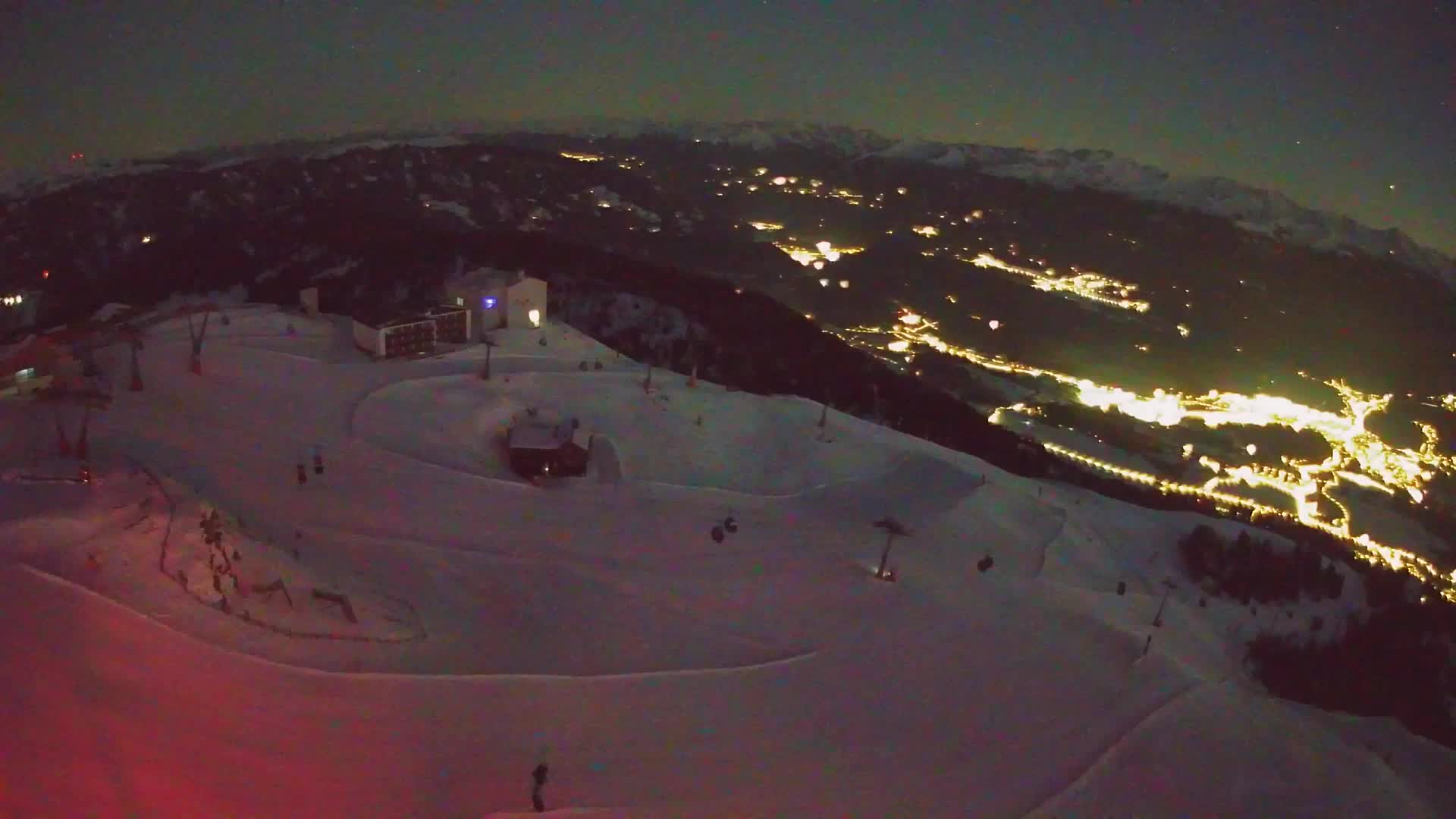 Kronplatz peak Ski resort | view to Bruneck