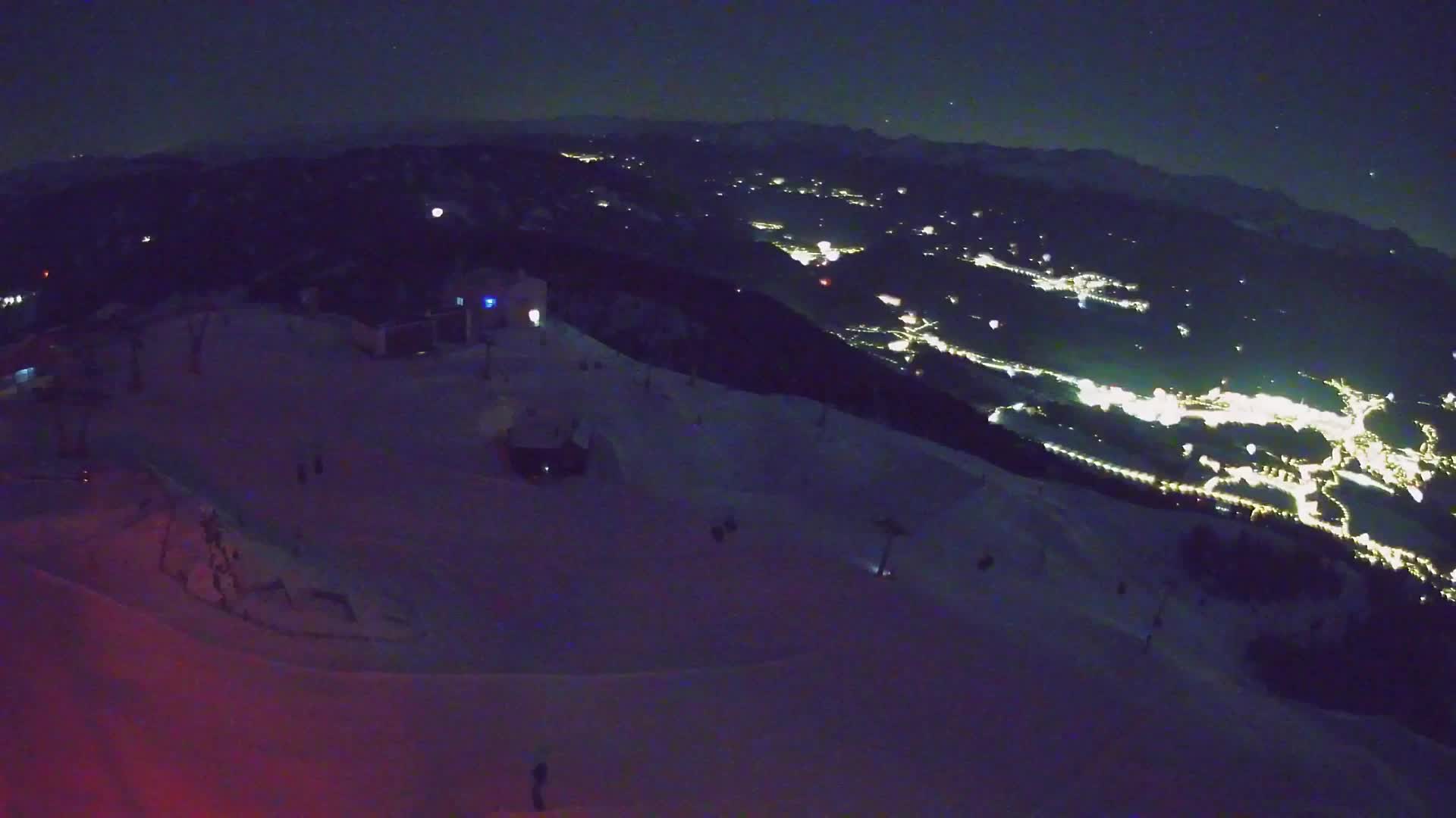 Skigebiet Kronplatz Gipfel | Blick auf Bruneck
