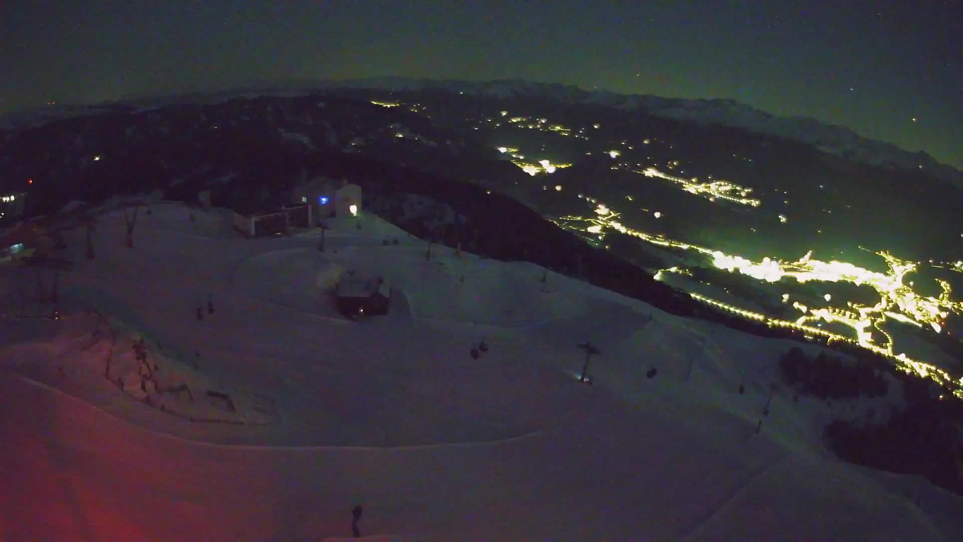 Kronplatz peak Ski resort | view to Bruneck