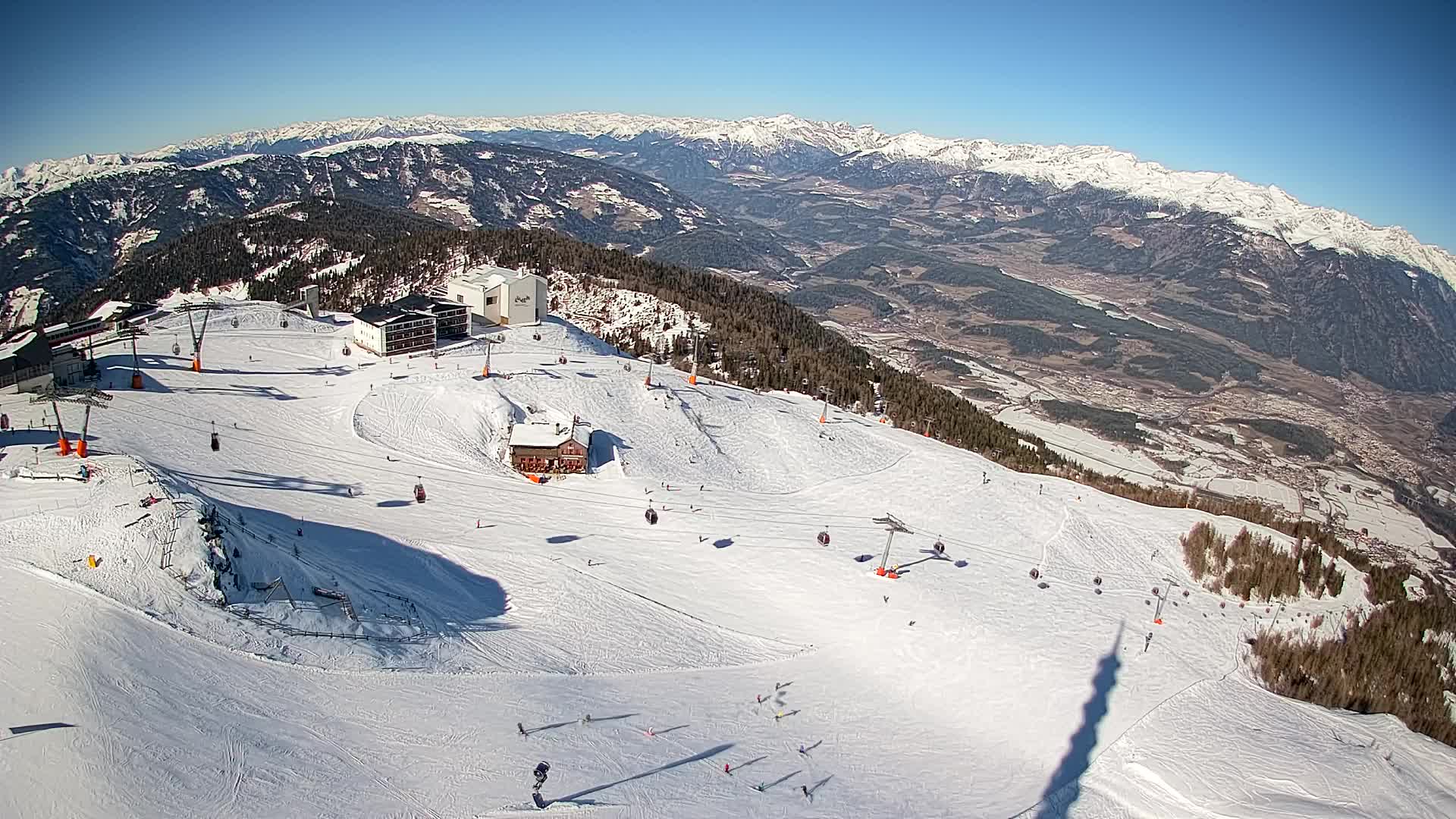 Smučišče Kronplatz – vrh | pogled na Bruneck