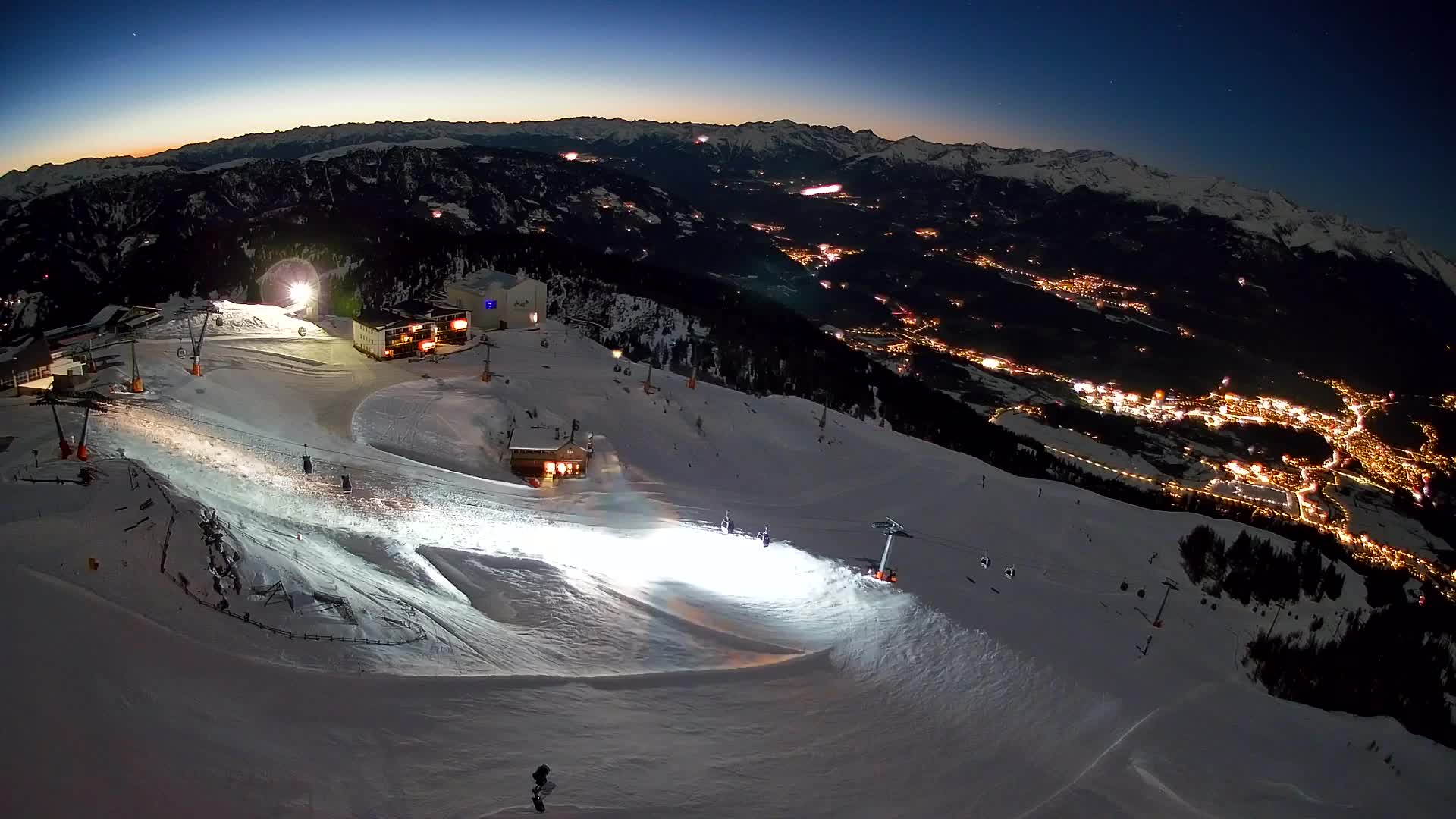 Smučišče Kronplatz – vrh | pogled na Bruneck