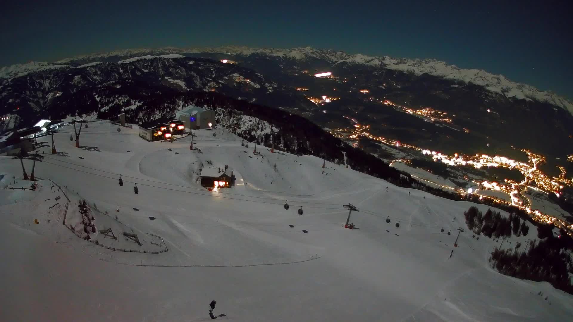 Smučišče Kronplatz – vrh | pogled na Bruneck