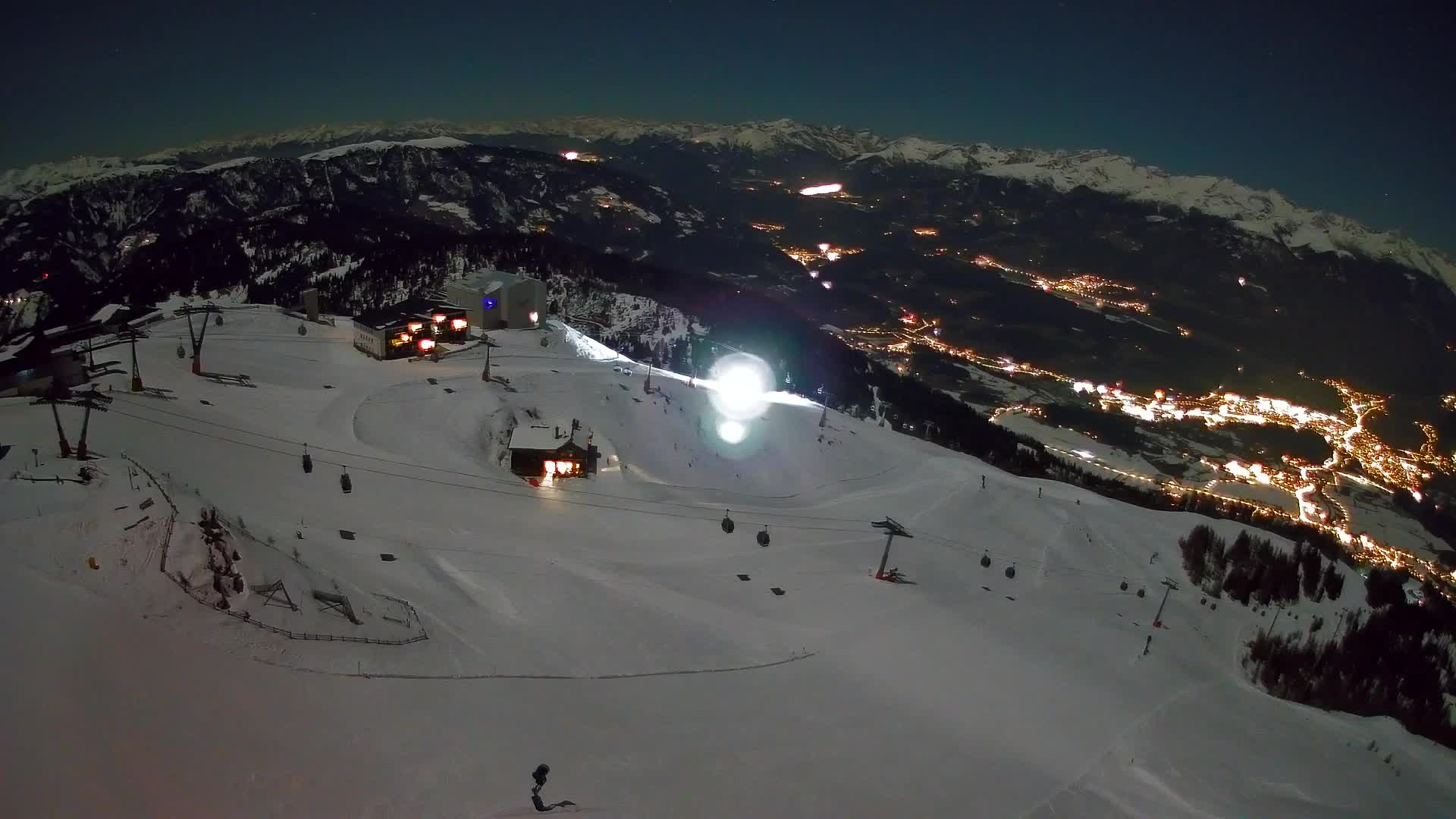 Kronplatz peak Ski resort | view to Bruneck