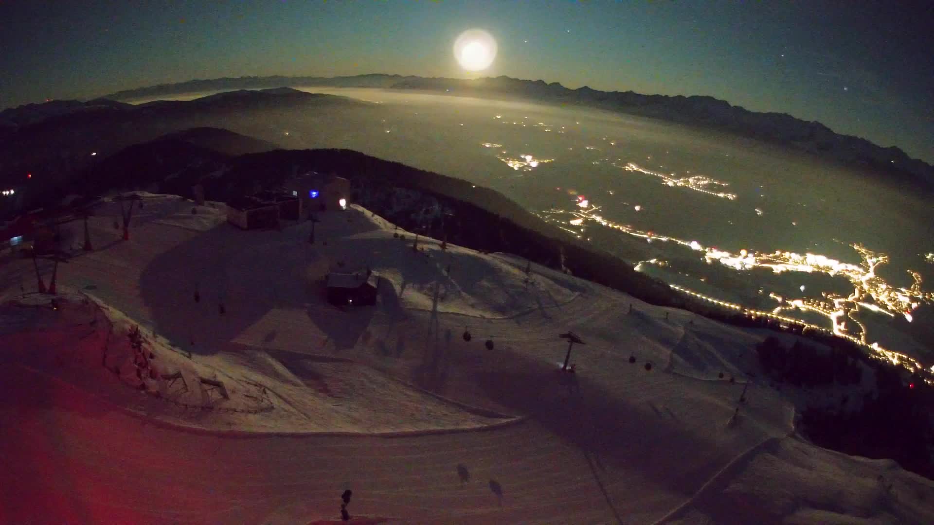 Stazione sciistica di Plan de Corones | vista su Brunico