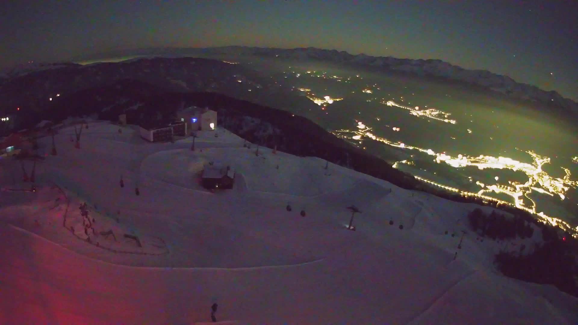 Kronplatz peak Ski resort | view to Bruneck