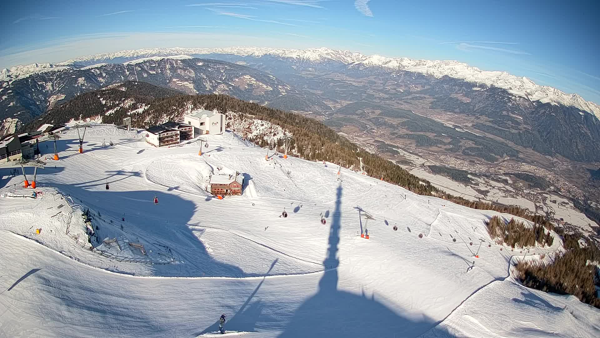 Smučišče Kronplatz – vrh | pogled na Bruneck