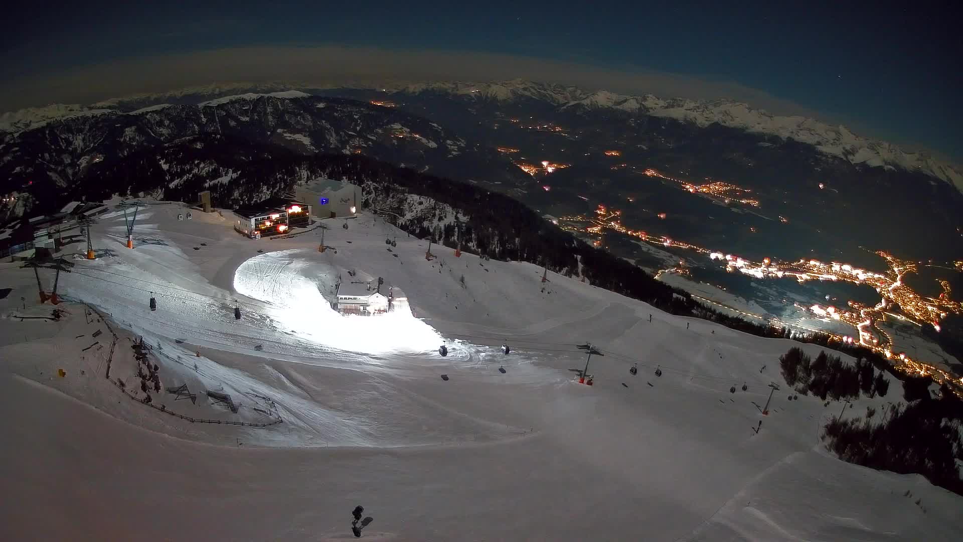 Smučišče Kronplatz – vrh | pogled na Bruneck