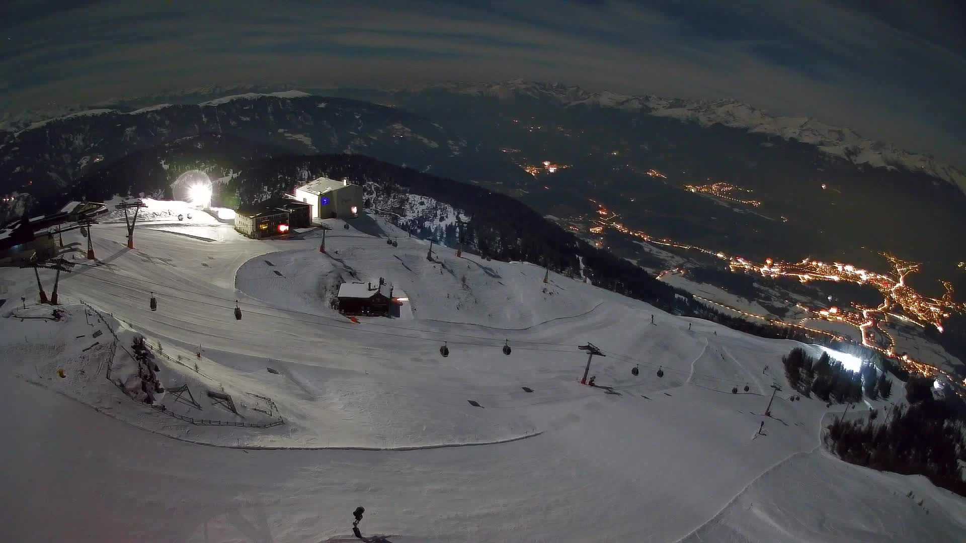 Smučišče Kronplatz – vrh | pogled na Bruneck