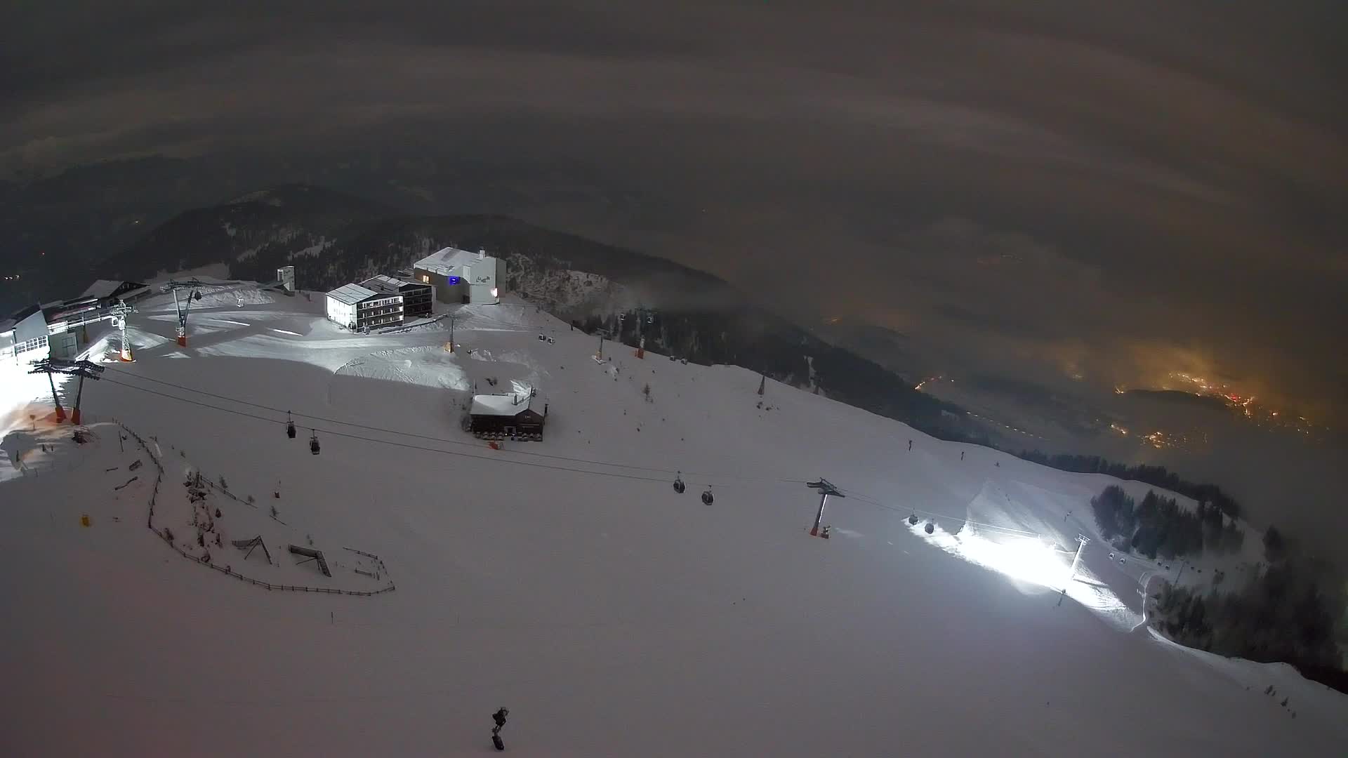 Kronplatz peak Ski resort | view to Bruneck