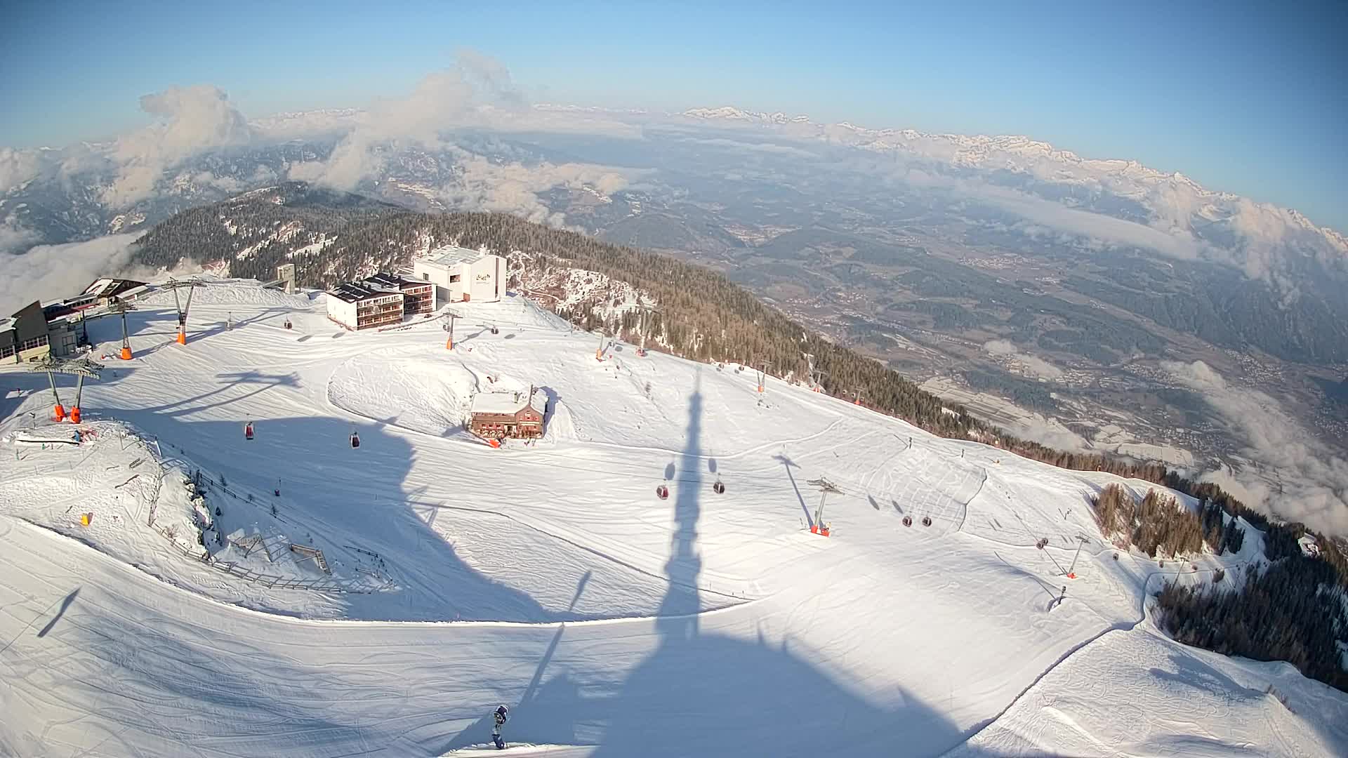 Smučišče Kronplatz – vrh | pogled na Bruneck