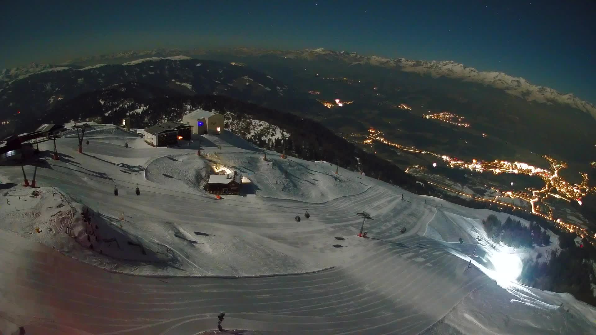 Smučišče Kronplatz – vrh | pogled na Bruneck