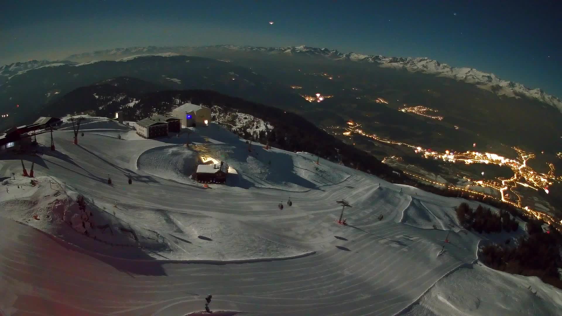 Smučišče Kronplatz – vrh | pogled na Bruneck