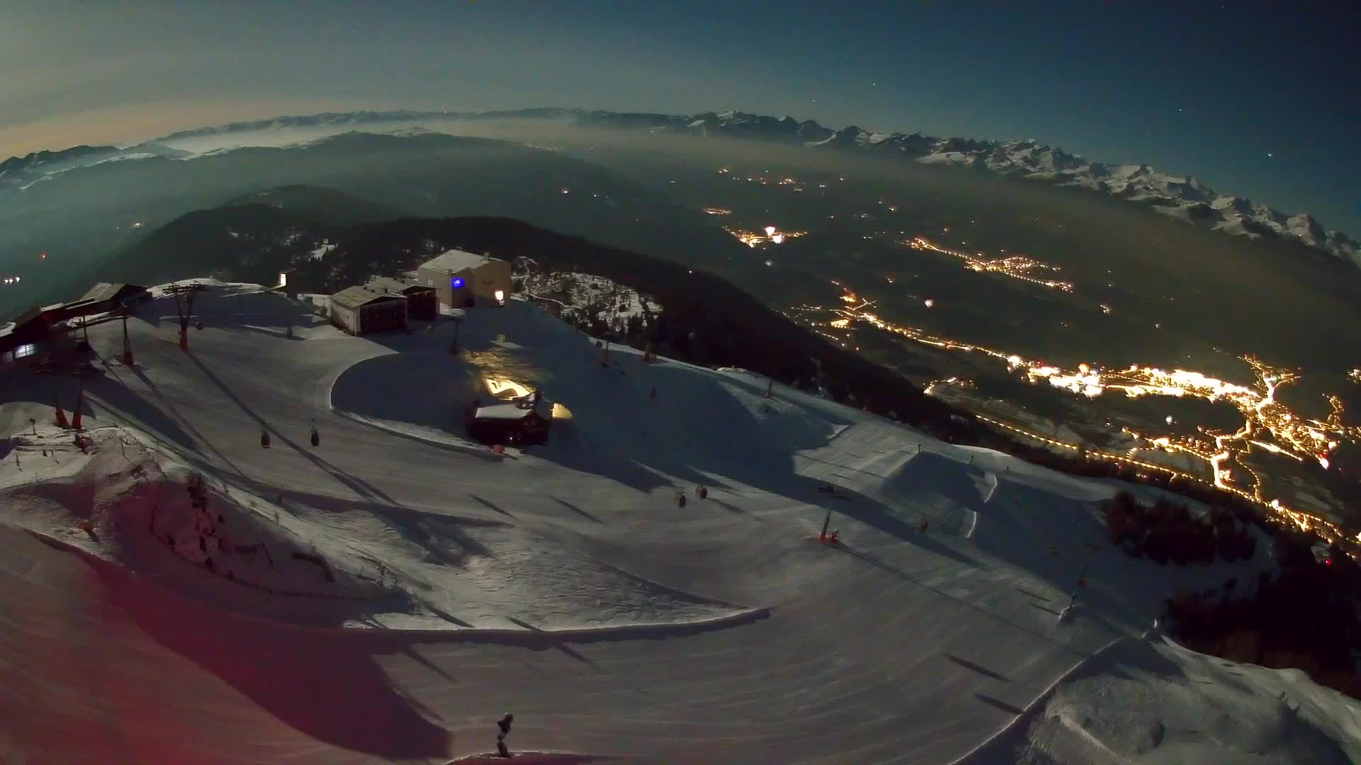 Smučišče Kronplatz – vrh | pogled na Bruneck