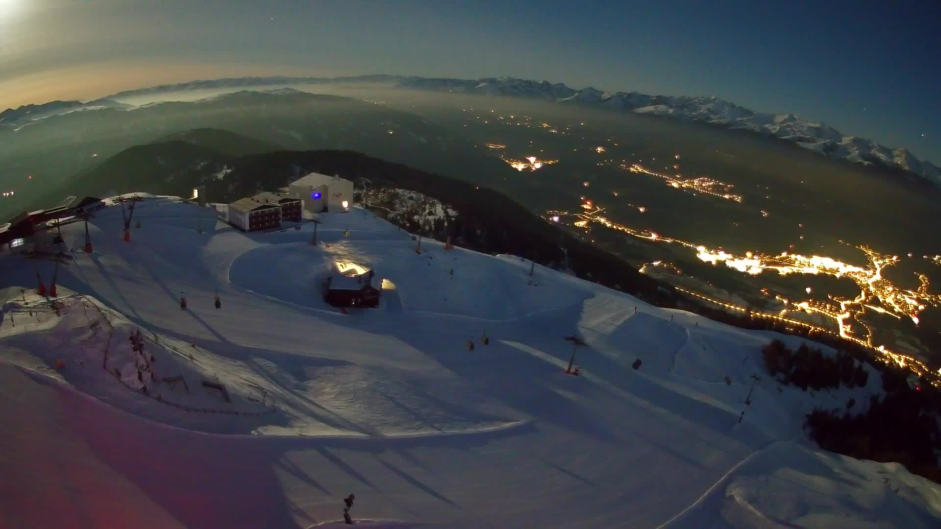 Smučišče Kronplatz – vrh | pogled na Bruneck