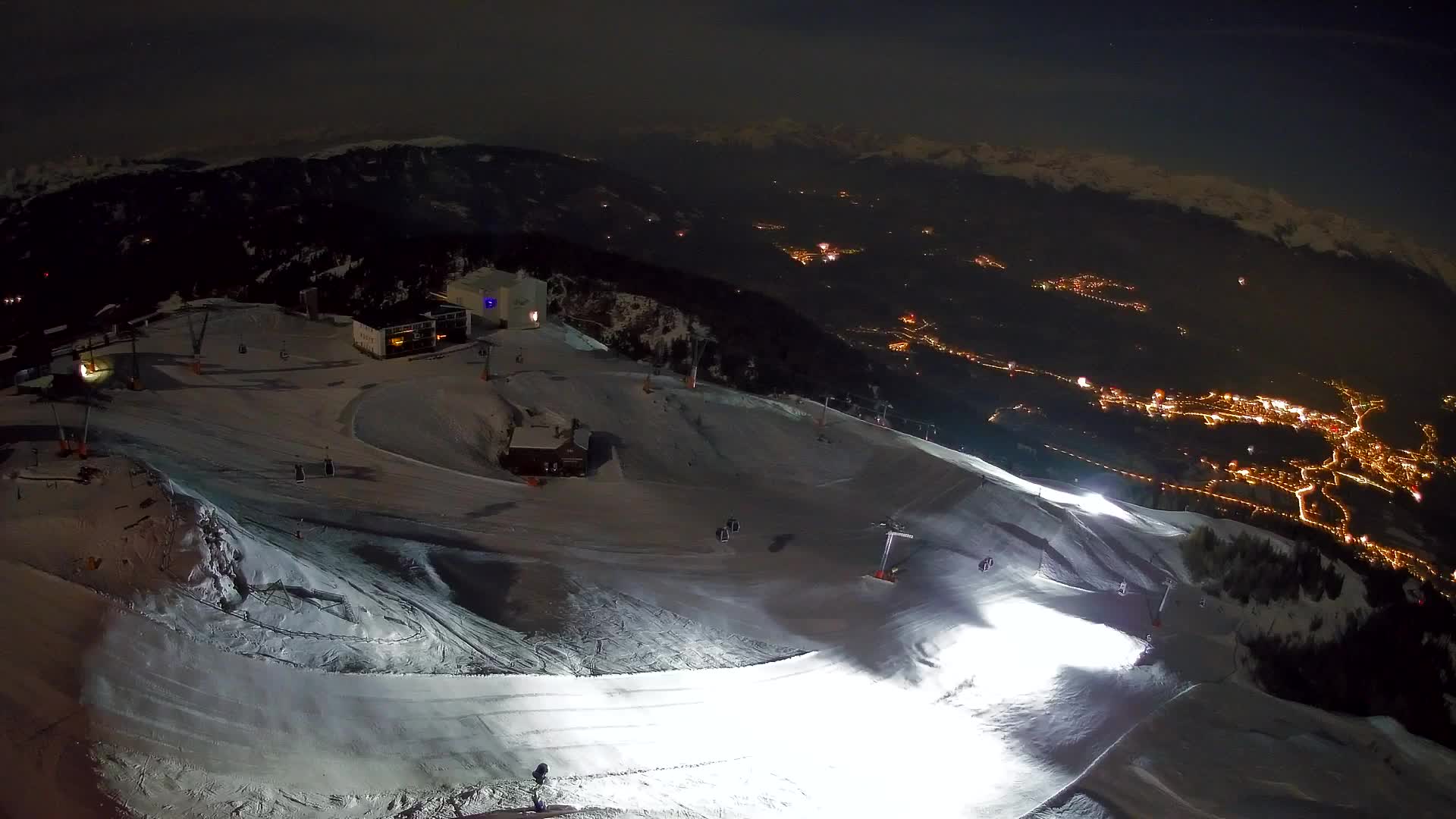 Kronplatz peak Ski resort | view to Bruneck