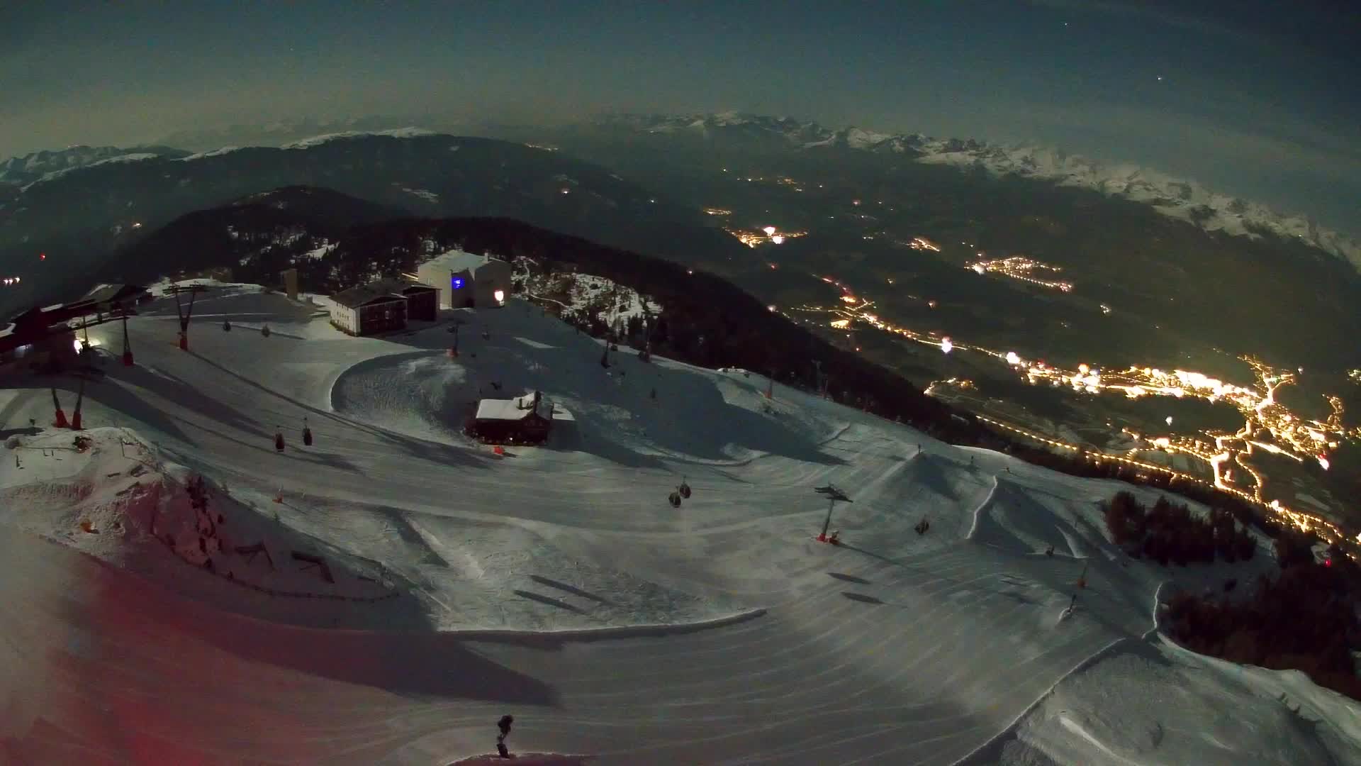 Smučišče Kronplatz – vrh | pogled na Bruneck