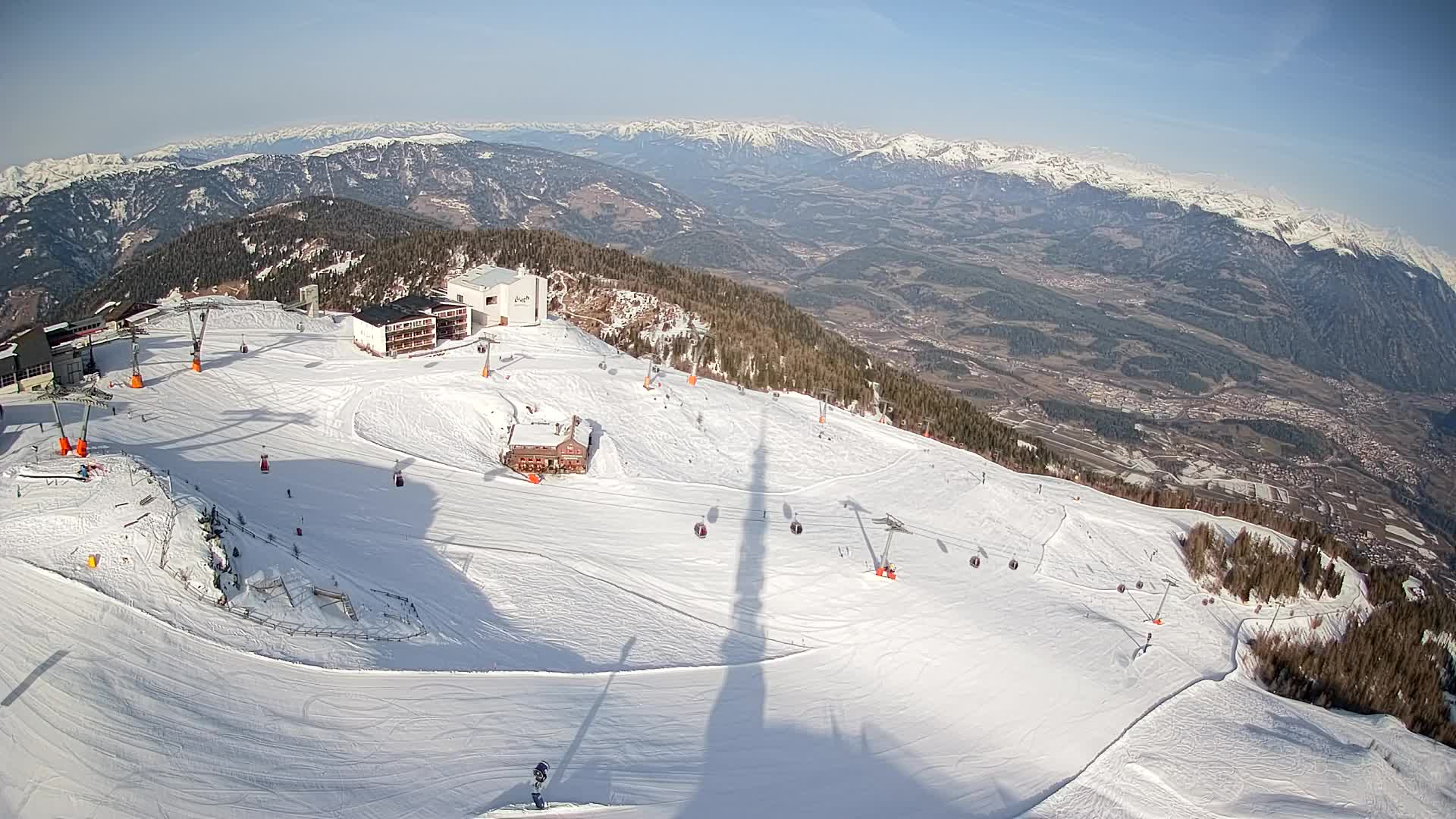 Smučišče Kronplatz – vrh | pogled na Bruneck