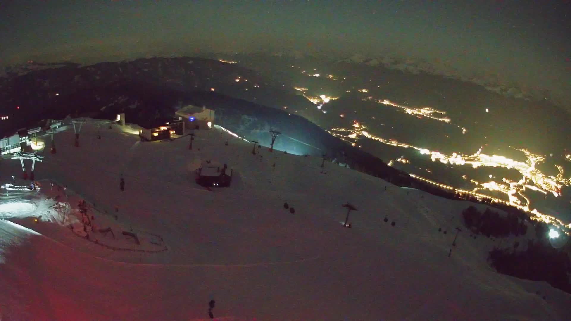 Stazione sciistica di Plan de Corones | vista su Brunico