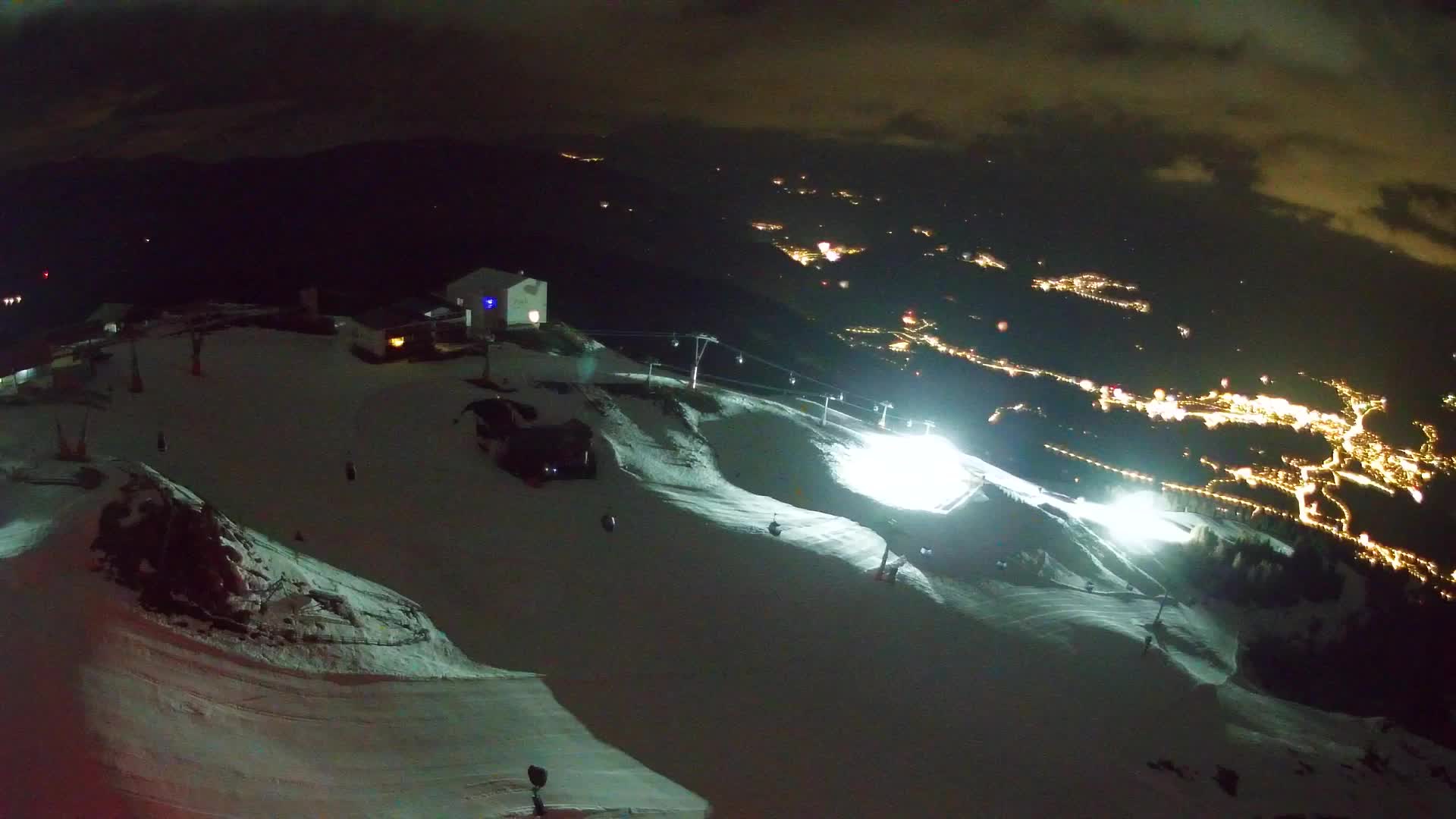 Skigebiet Kronplatz Gipfel | Blick auf Bruneck