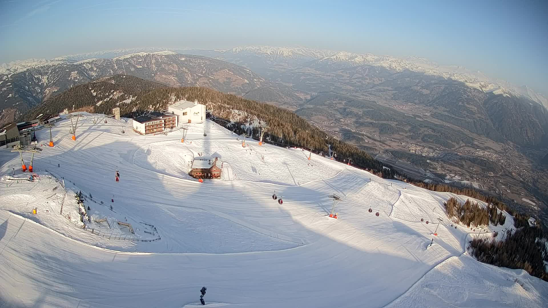Smučišče Kronplatz – vrh | pogled na Bruneck