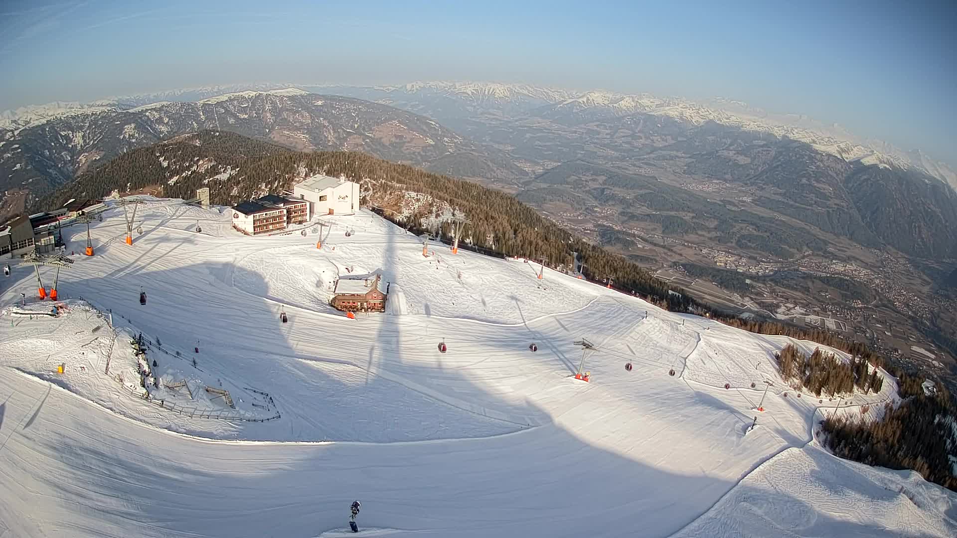 Smučišče Kronplatz – vrh | pogled na Bruneck