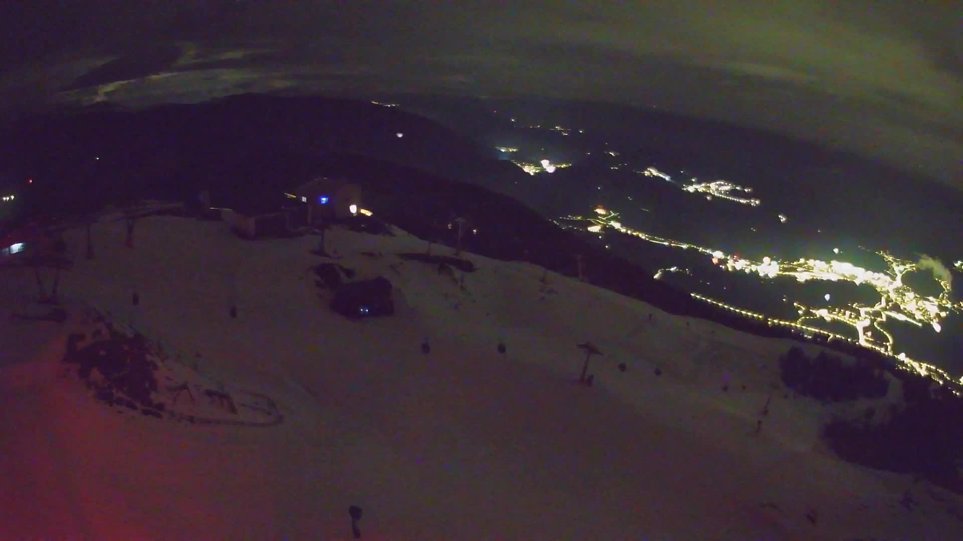 Station de ski Kronplatz sommet | vue sur Brunico