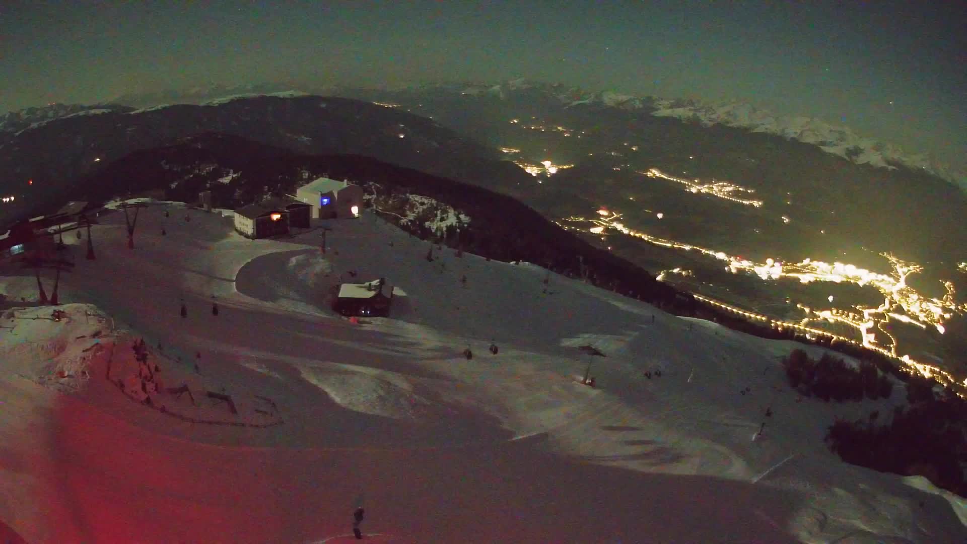 Stazione sciistica di Plan de Corones | vista su Brunico