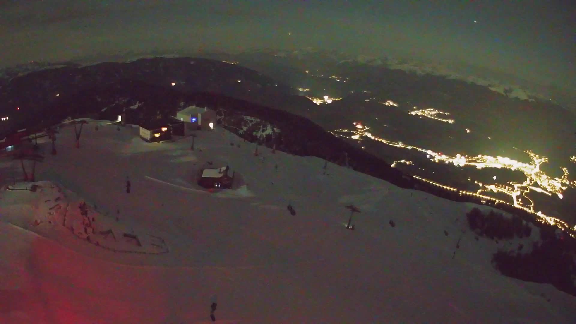 Station de ski Kronplatz sommet | vue sur Brunico