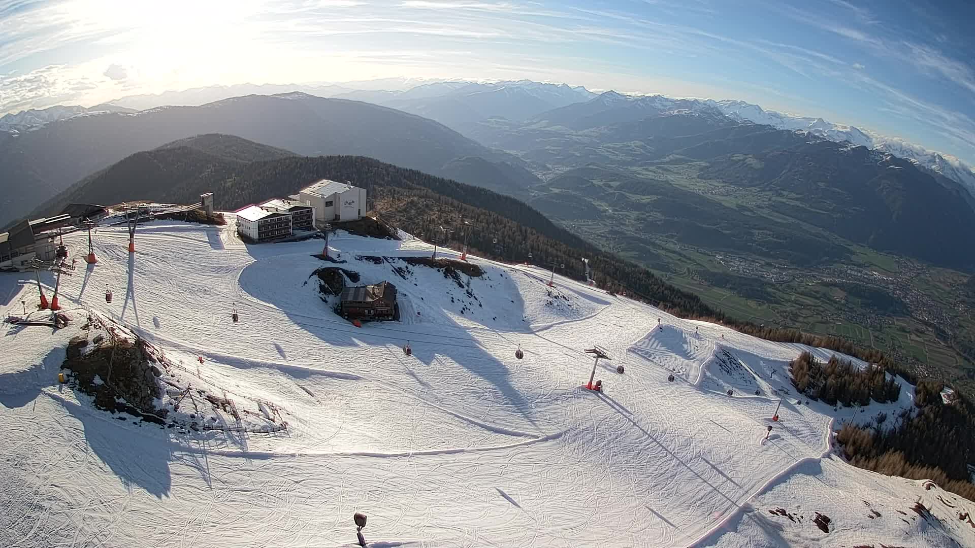 Smučišče Kronplatz – vrh | pogled na Bruneck