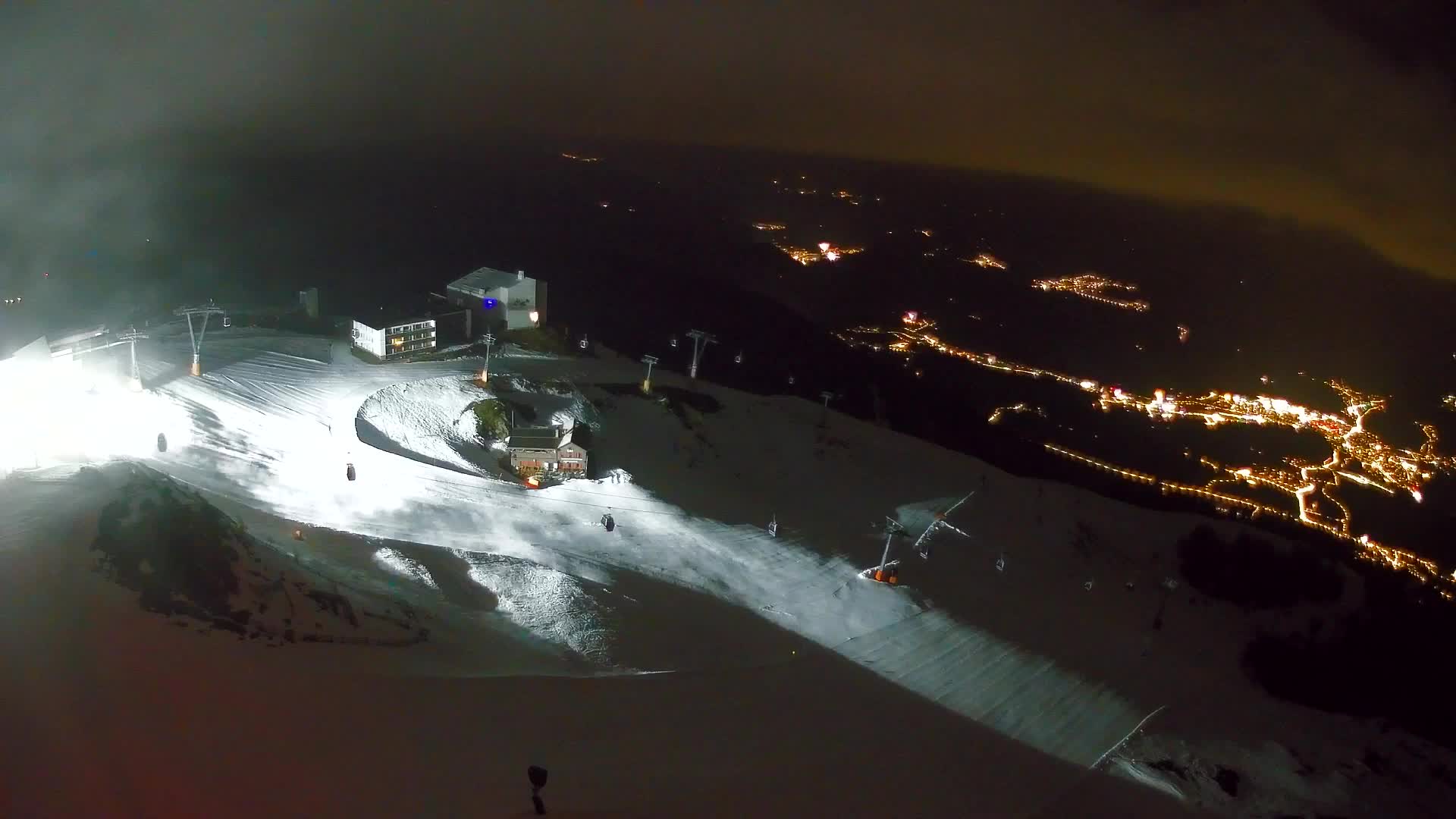 Station de ski Kronplatz sommet | vue sur Brunico