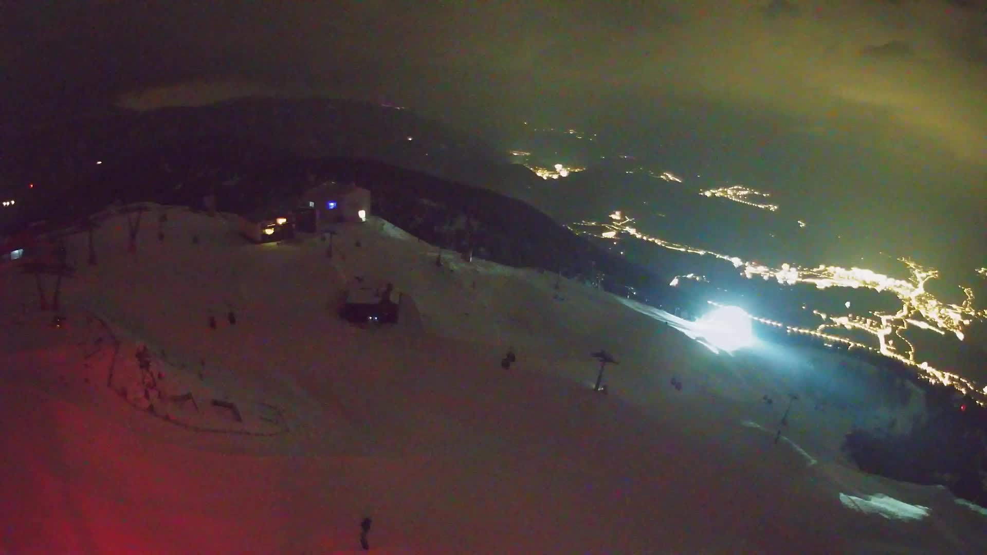 Kronplatz peak Ski resort | view to Bruneck