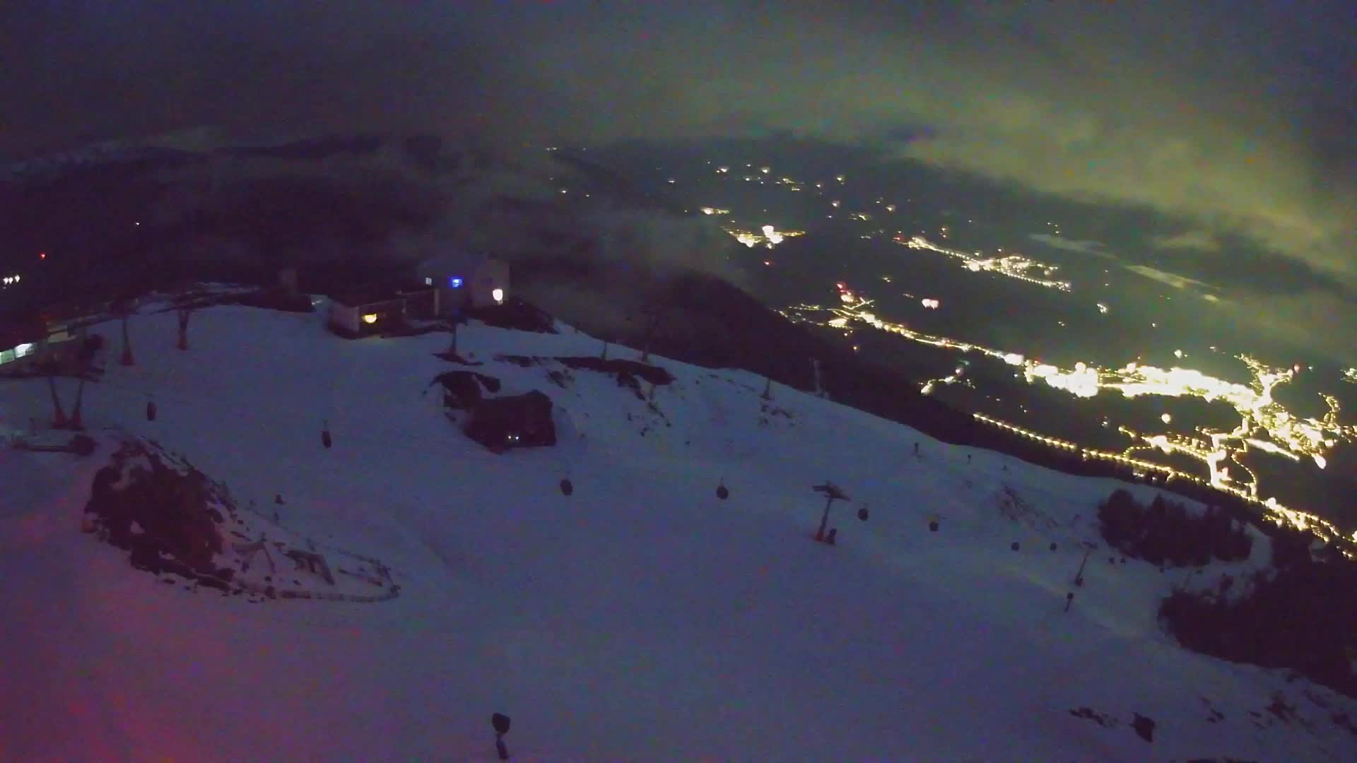 Kronplatz peak Ski resort | view to Bruneck