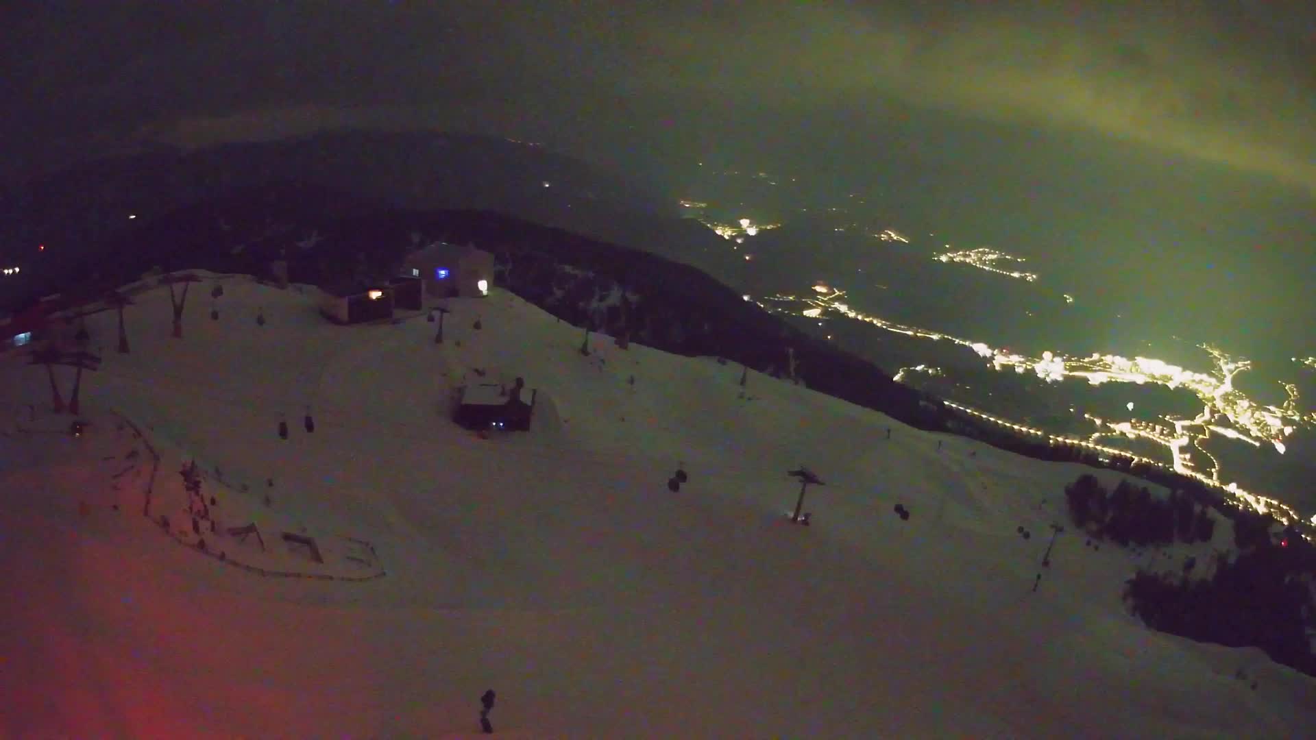 Kronplatz peak Ski resort | view to Bruneck