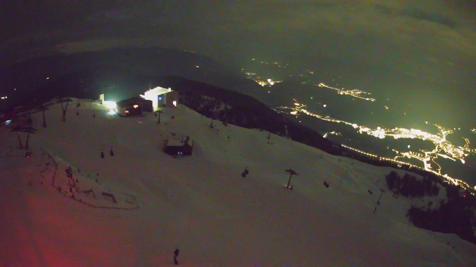 Station de ski Kronplatz sommet | vue sur Brunico