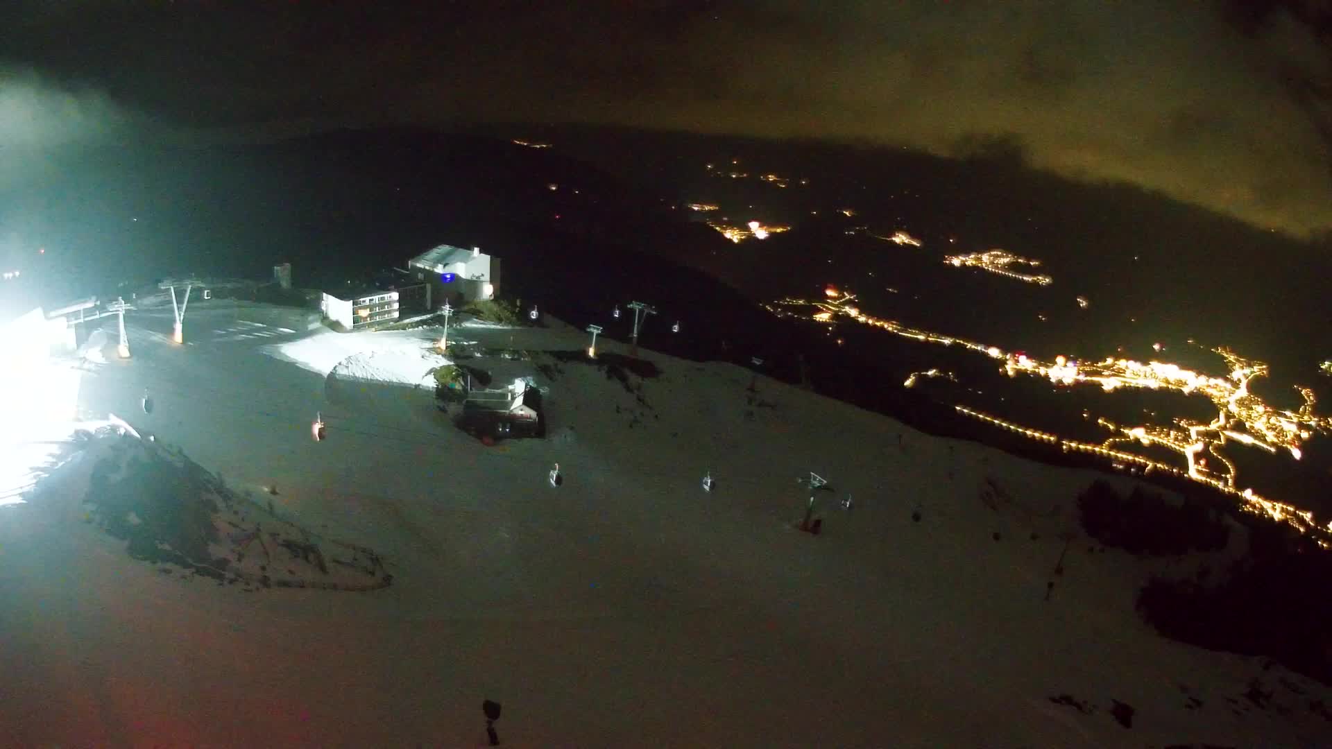 Station de ski Kronplatz sommet | vue sur Brunico