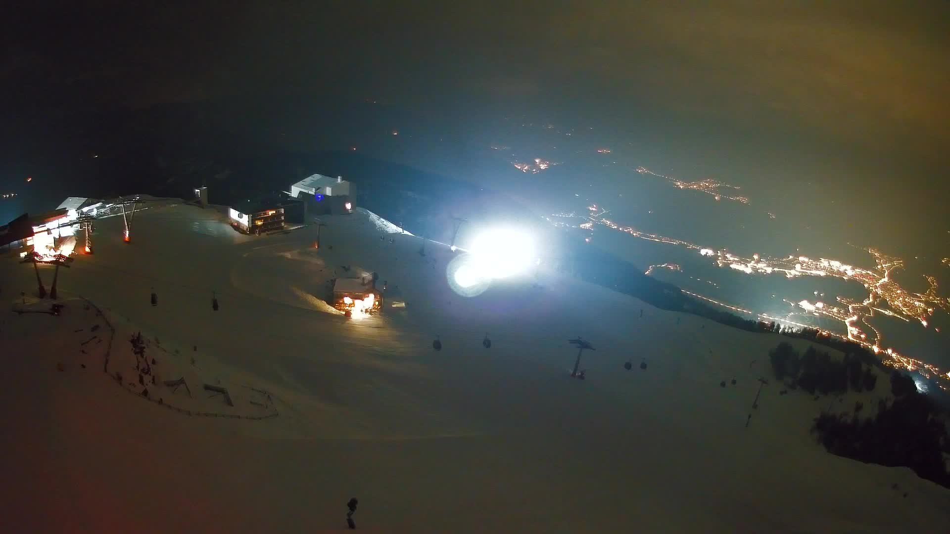 Skigebiet Kronplatz Gipfel | Blick auf Bruneck
