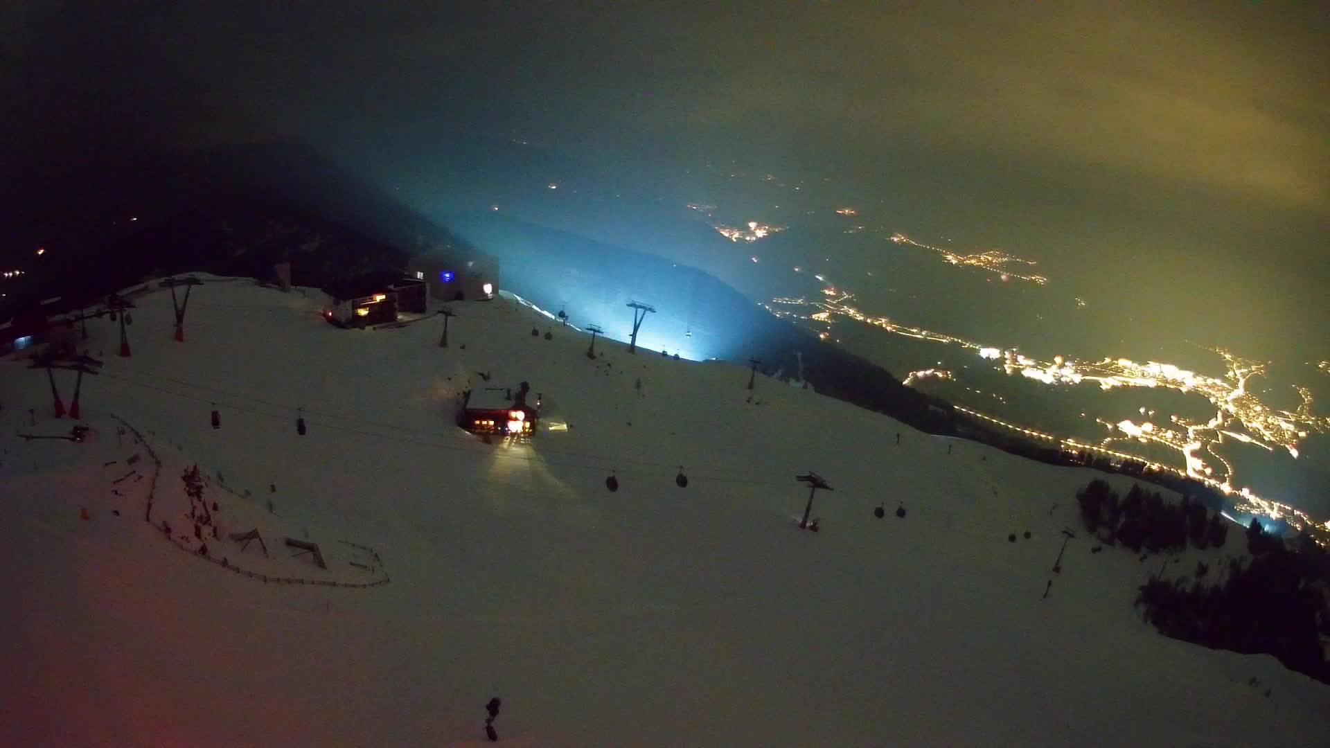 Kronplatz peak Ski resort | view to Bruneck