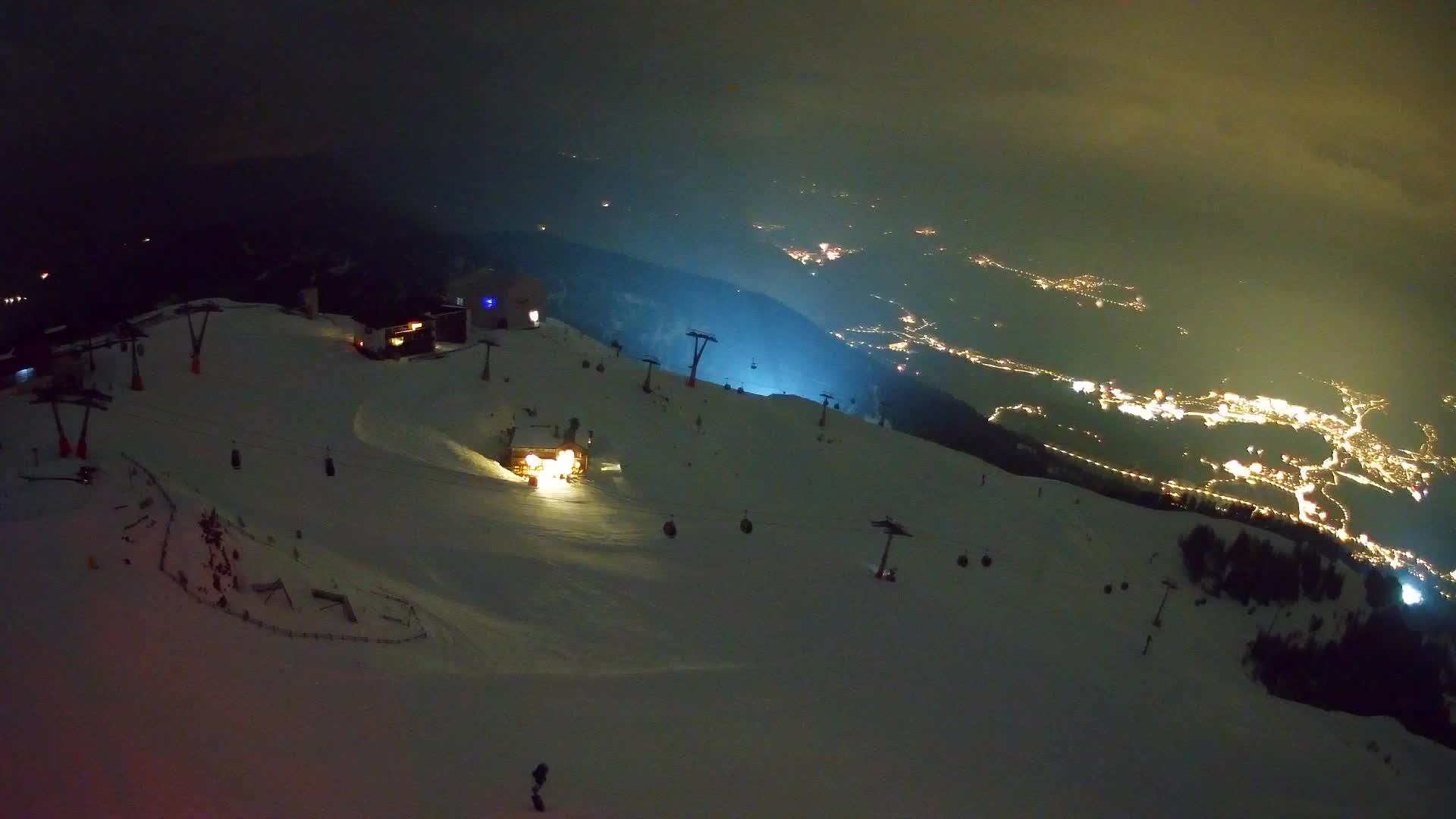 Skigebiet Kronplatz Gipfel | Blick auf Bruneck